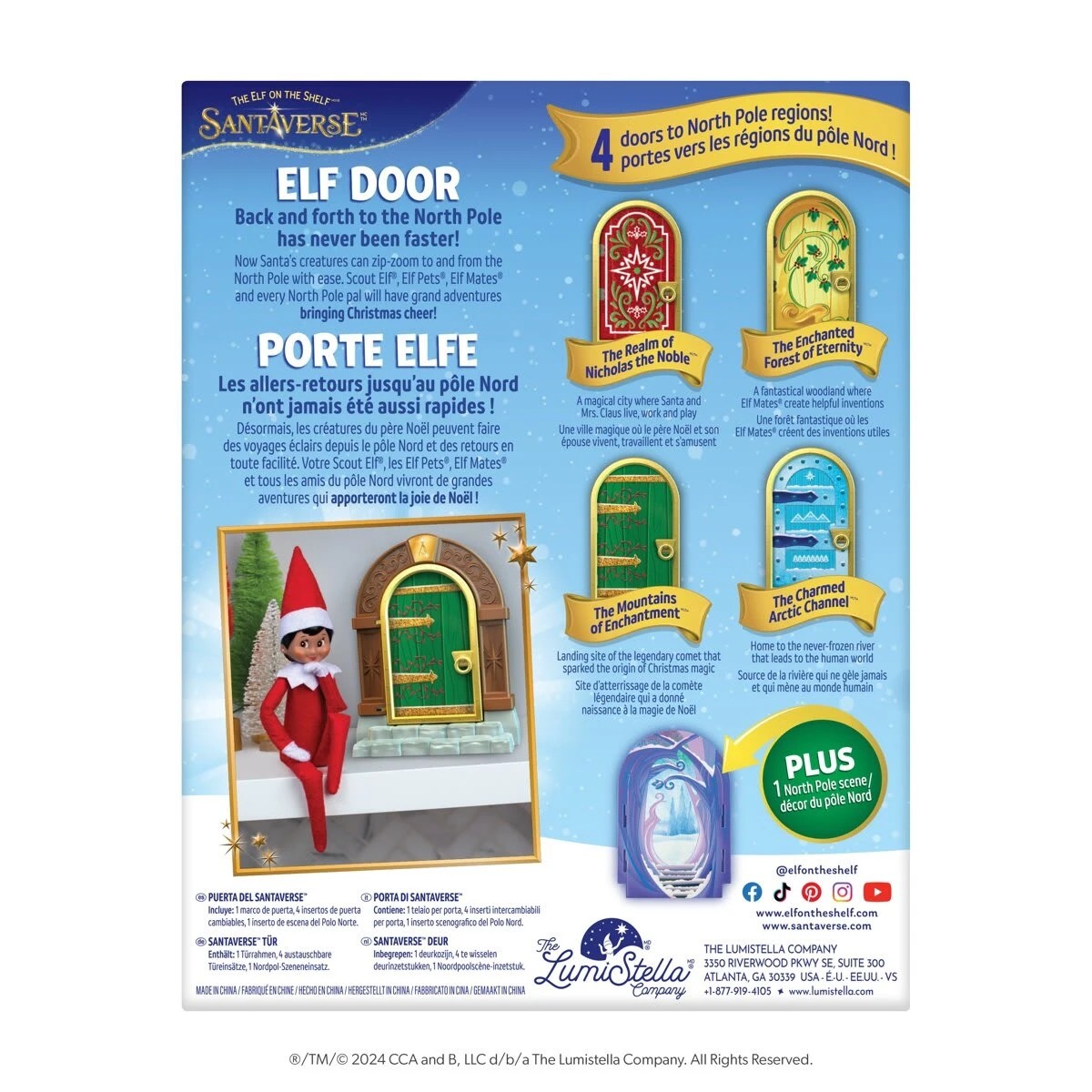 8 6 Piece Santaverse: The Elf on the Shelf - Elf Door, 8 of 8