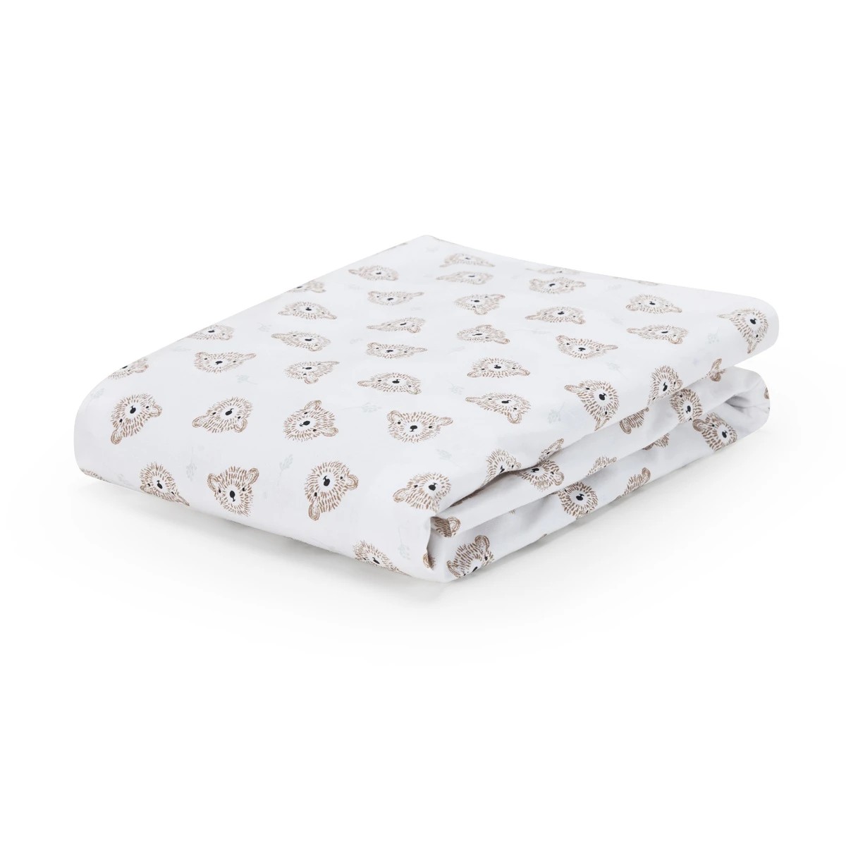 2 2 Pack 225 Thread Count Organic Cotton Fitted Cot Sheets - Bears and Dotted Lines, 2 of 6