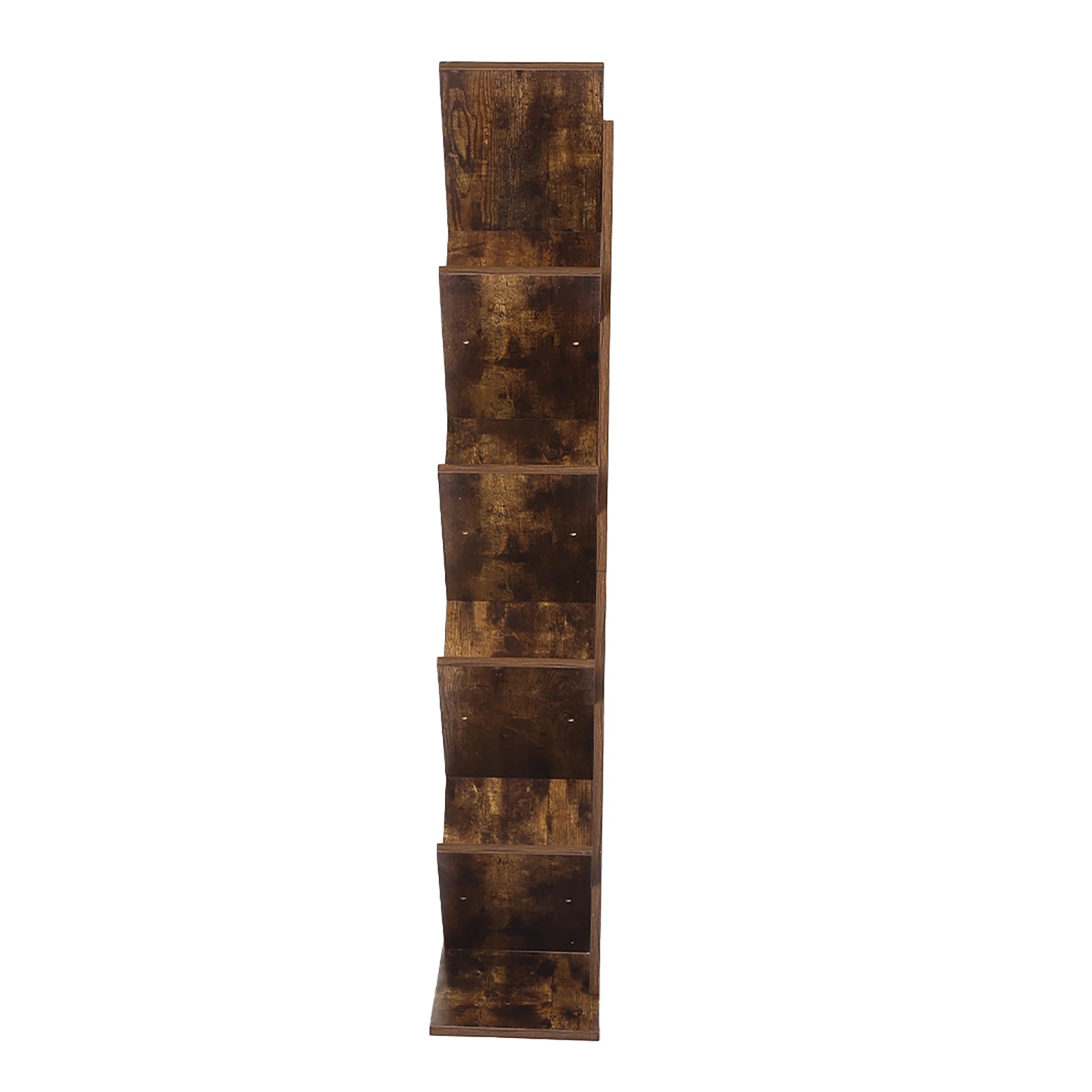 6 Levede Bookshelf Wooden Tree Bookcase 8-Tier Storage Home Decor Display Stand, 6 of 6