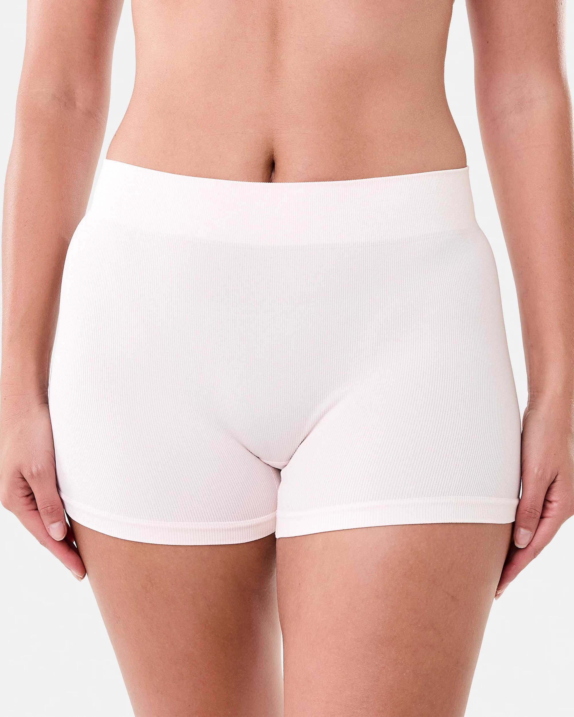 4 3 Pack Ribbed Shorties Rq Pk Nb, 4 of 8