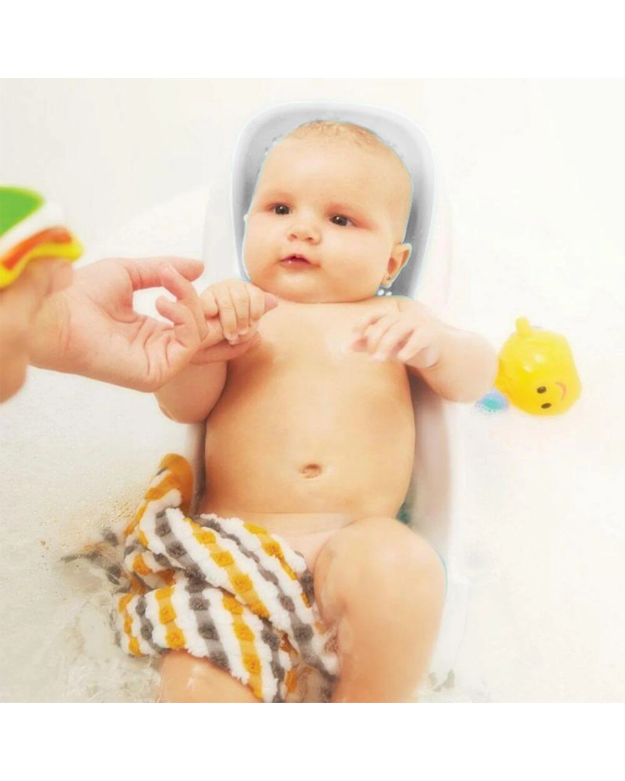 6 Angelcare Ac585 Baby Bath Support Fit -grey, 6 of 7