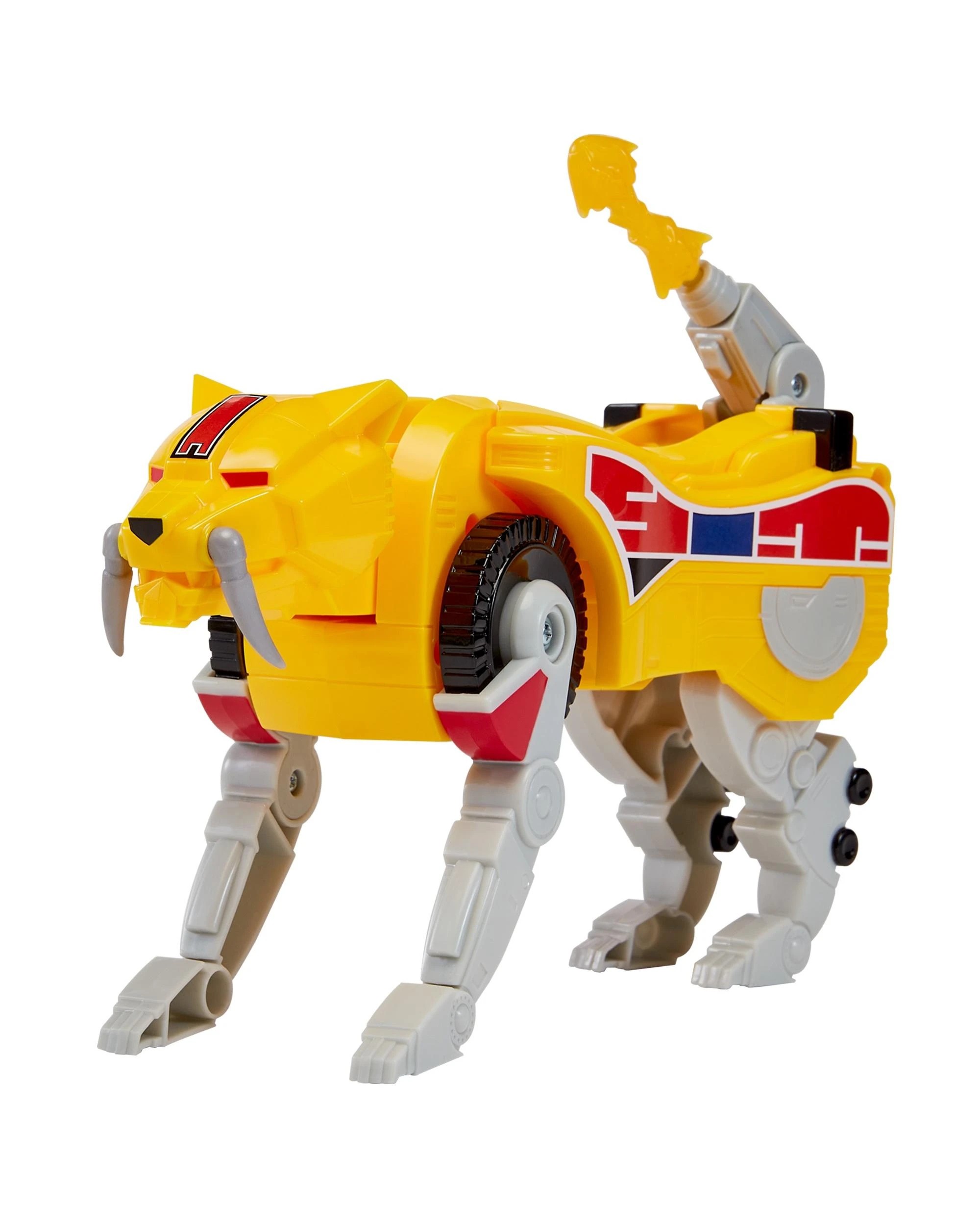 4 Mighty Morphin Power Rangers Re-Ignition Combinable Dinozord Sabertooth Tiger Toy, 4 of 10