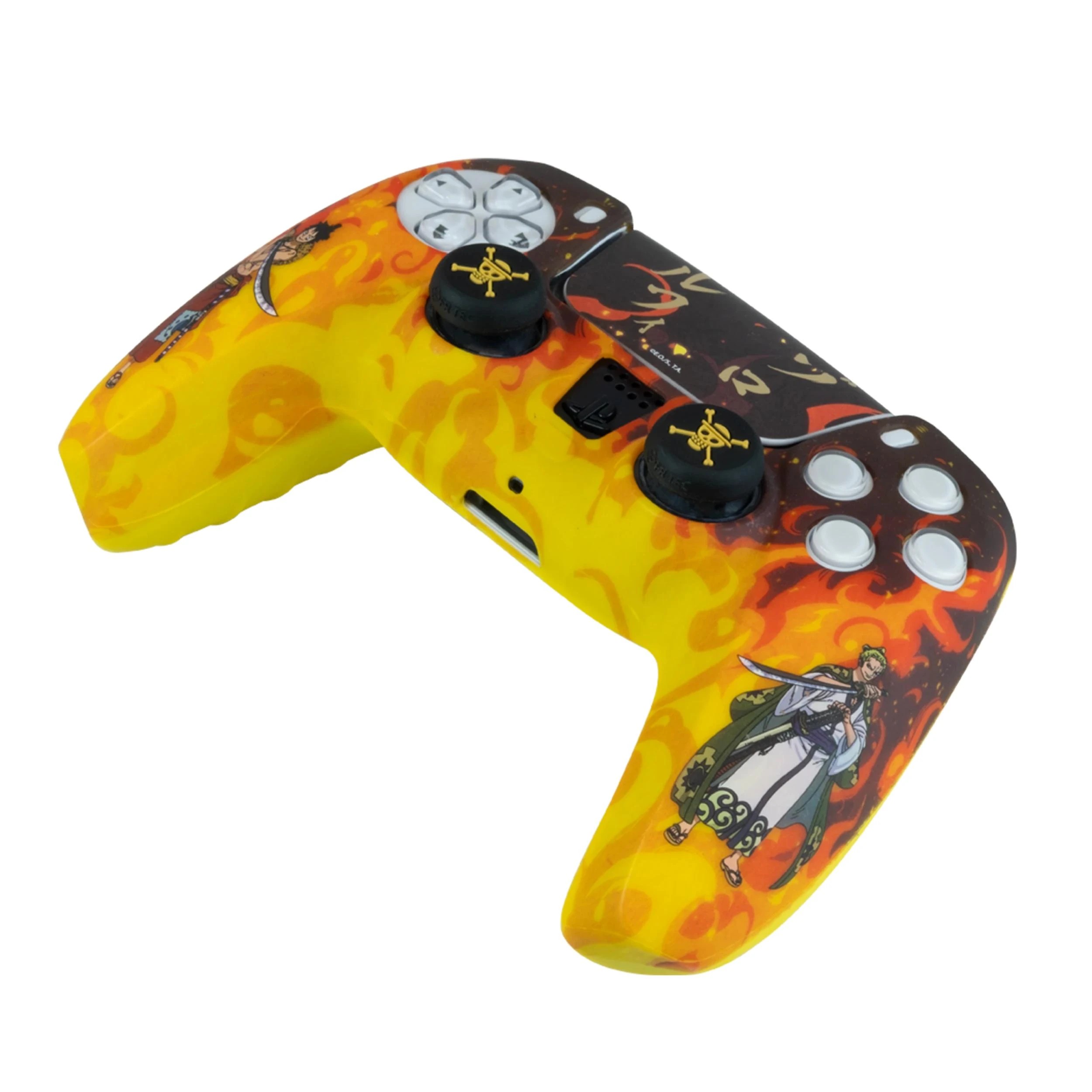 3 One Piece Fire Custom Kit - PlayStation 5 DualSense Controller - Multi, 3 of 5