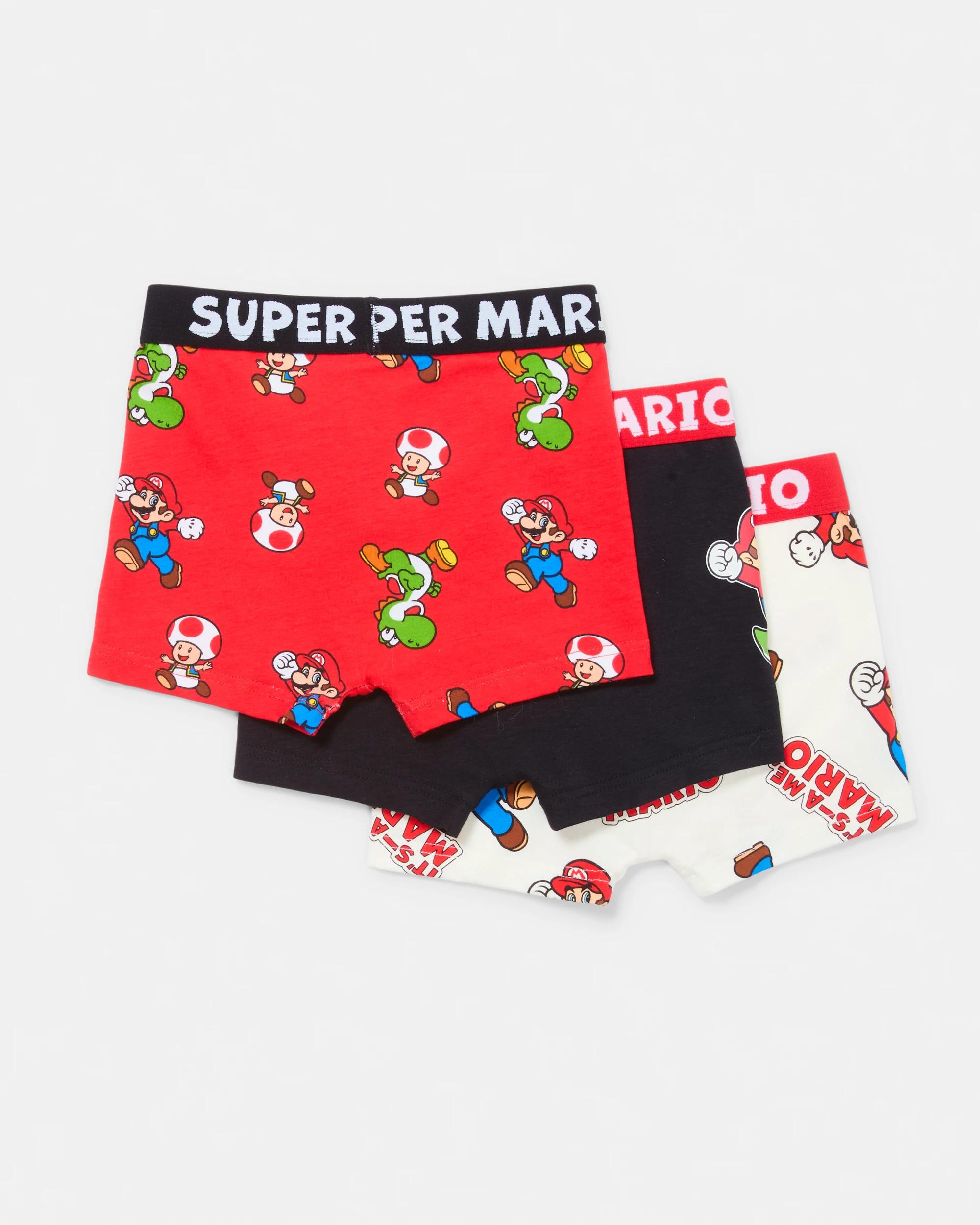 2 3 Pack Super Mario License Trunks Supermario, 2 of 6