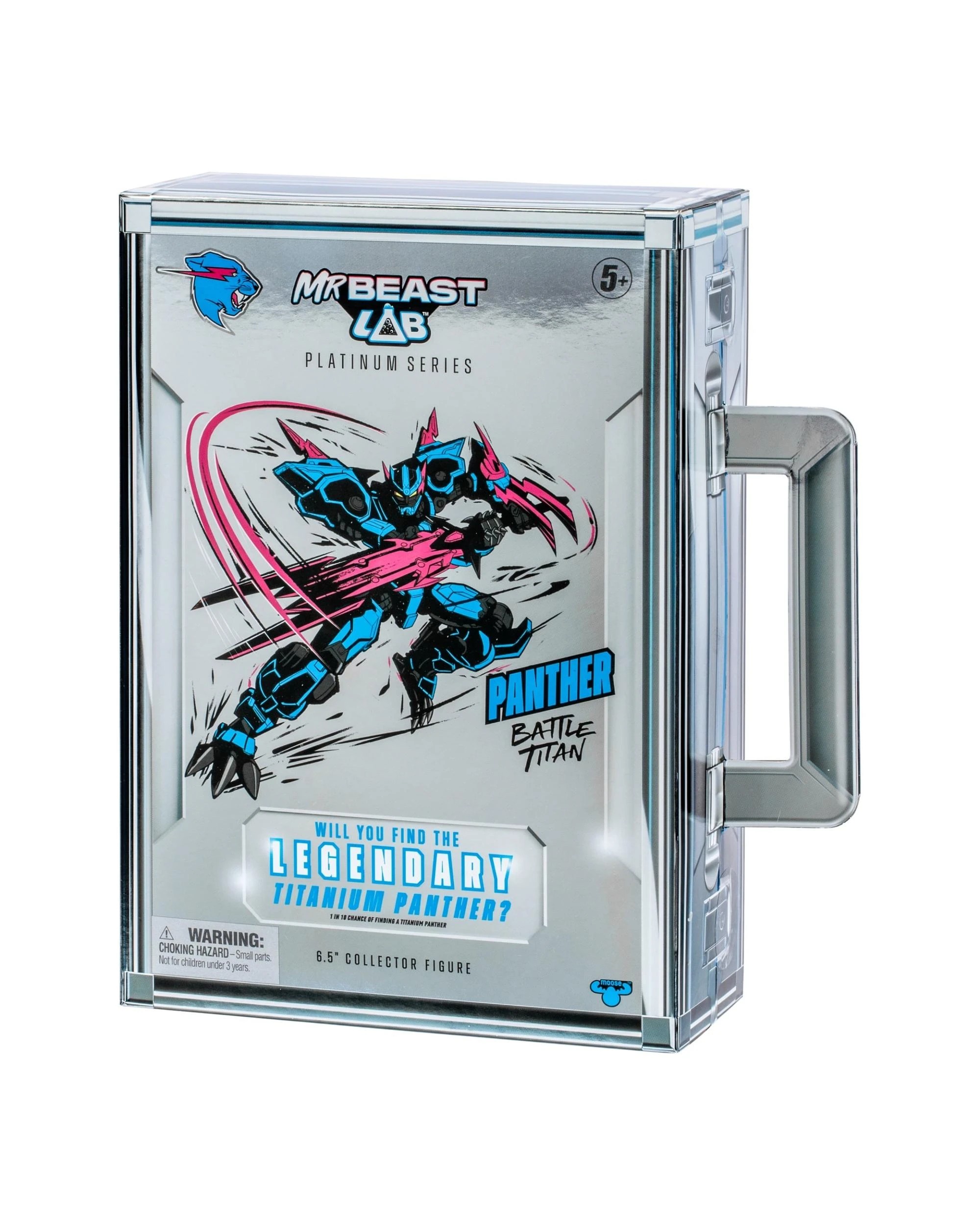 2 Mr Beast Lab Platinum Series S2 W1 Collector Pack Panther Battle Titan Figure, 2 of 9