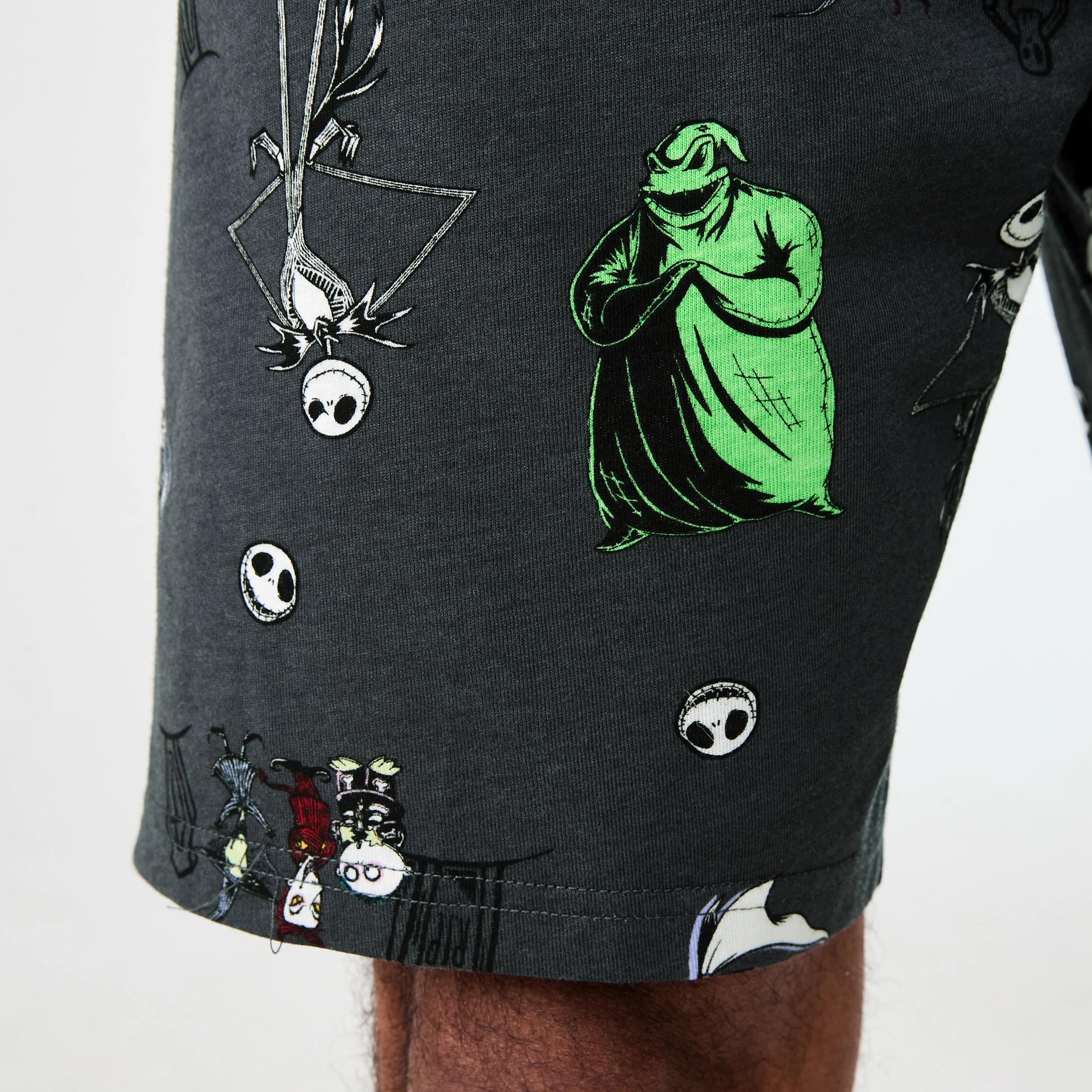 8 The Nightmare Before Christmas Halloween Short Sleeve Top and Knit Shorts License Family Matching Pyjama Set NIGHT BEFORE XMAS, 8 of 9