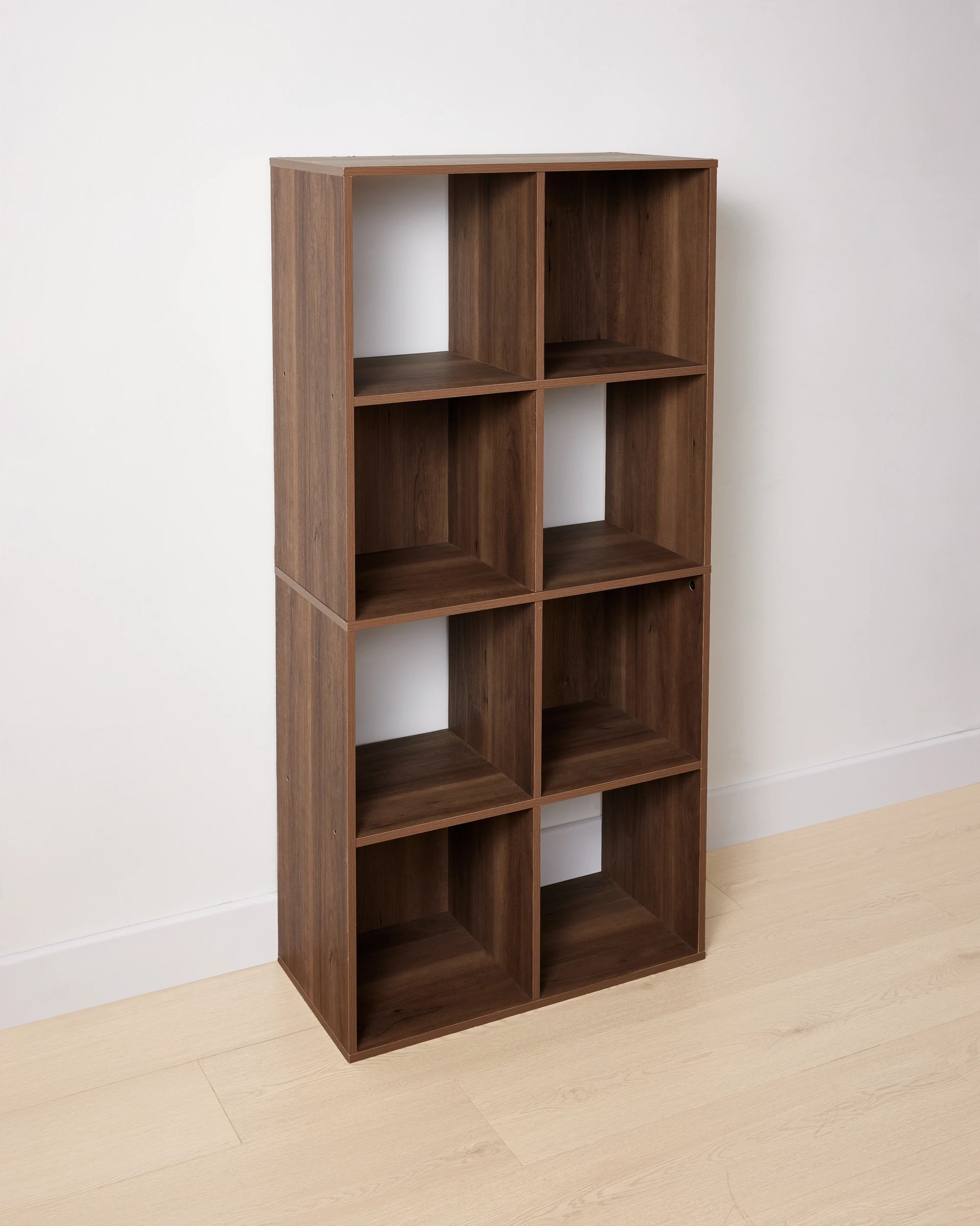 1 Walnut Look 8 Cube Unit, 1 of 6