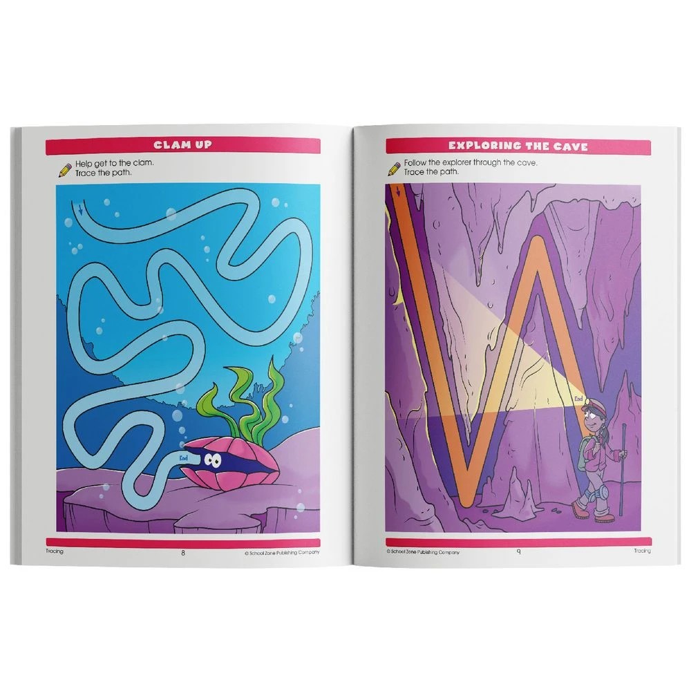 2 School Zone Get Ready Tracing, 2 of 4