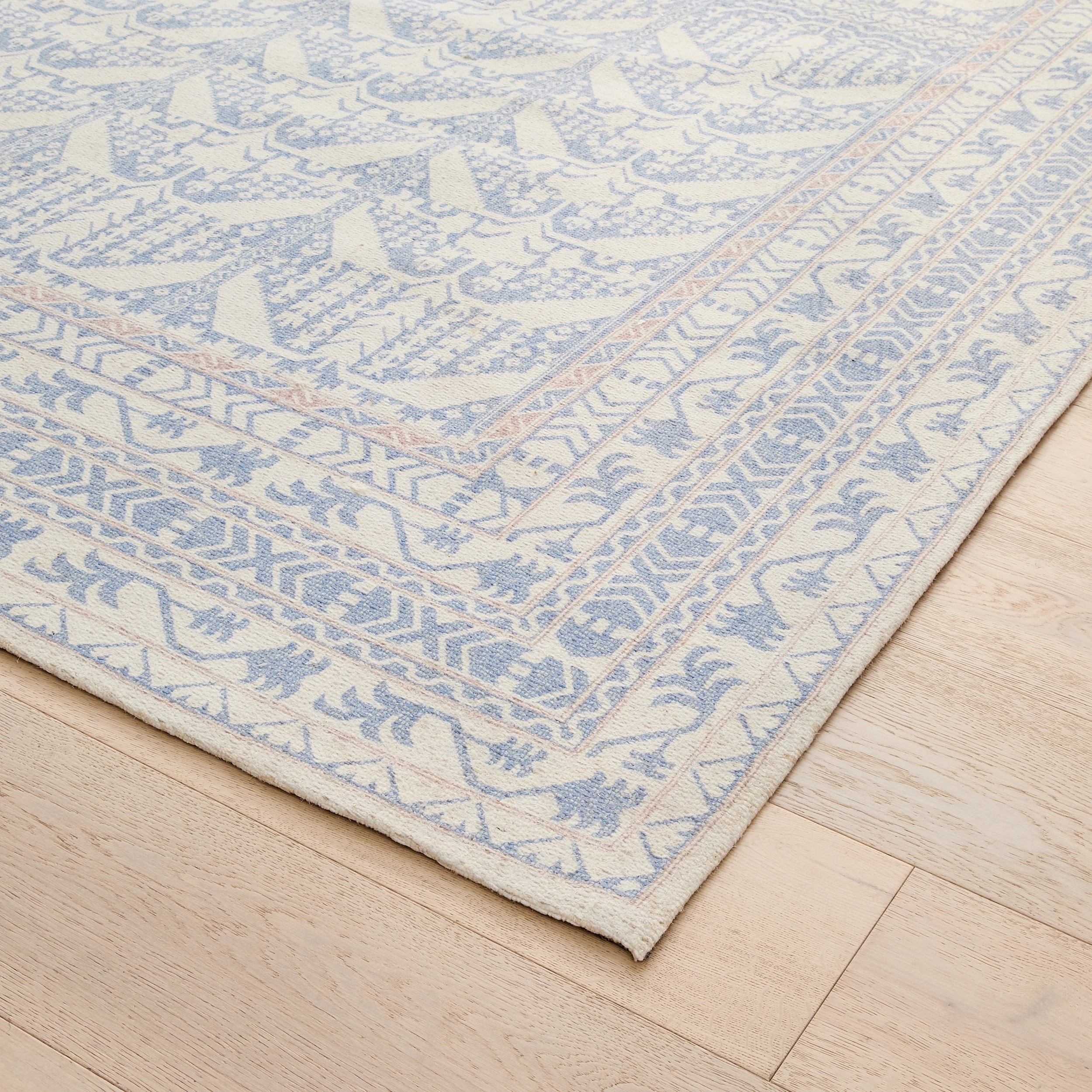 2 Emi Wool Blend Rug - Blue, Extra Extra Large - 300cm x 200cm, 2 of 6