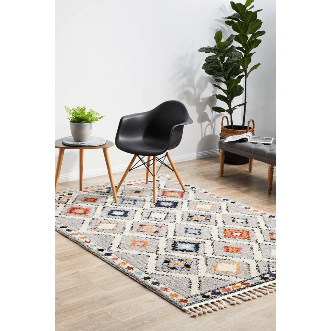 3 Rug Culture Marrakesh 555 Grey — 20 mm Polypropylene Power-loomed Rug (Made in Turkey) - Grey, 3 of 9