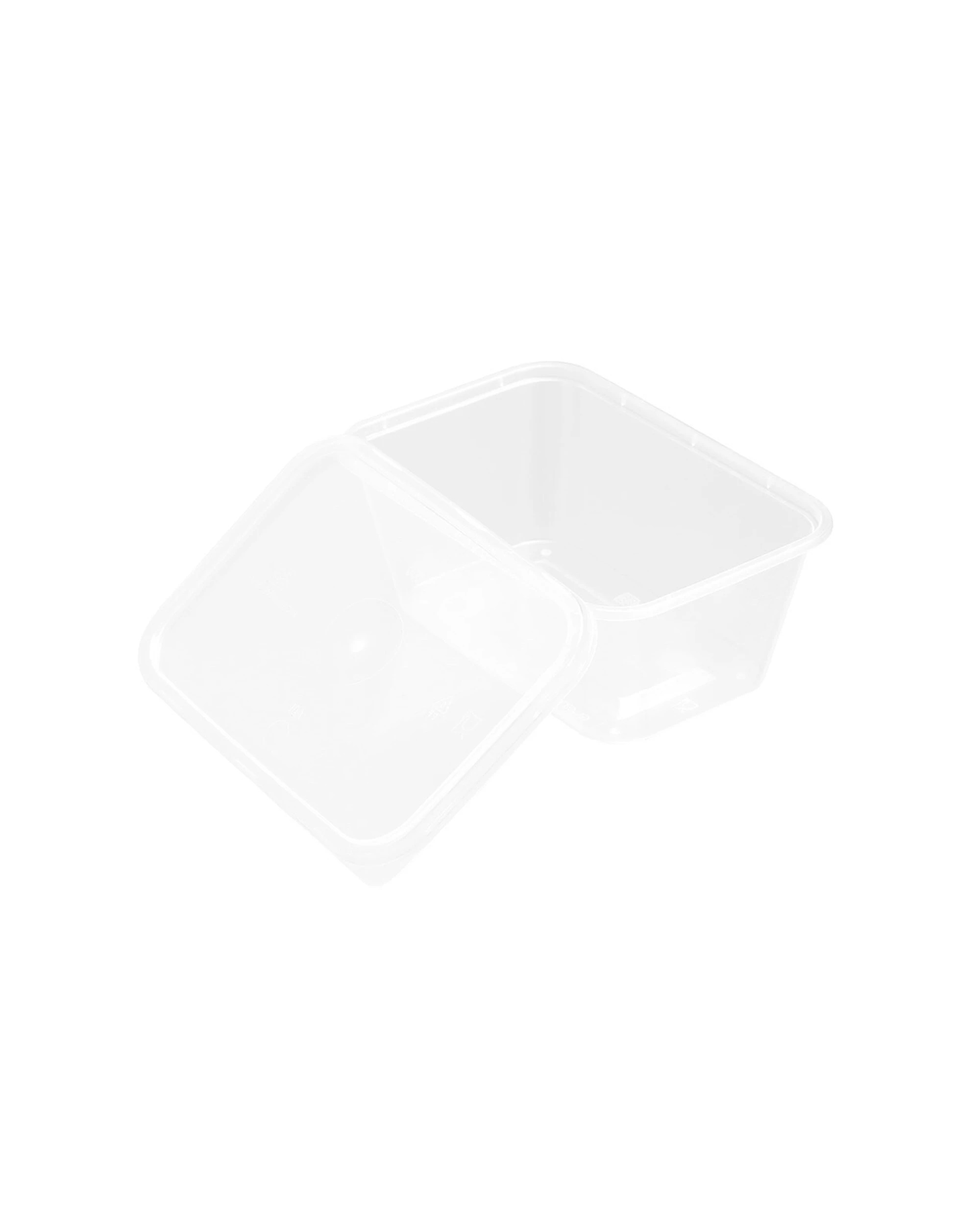 6 25pc Lemon & Lime Reusable Takeaway Food Storage Container Box Rectangular 300ml
 - Clear, 6 of 6