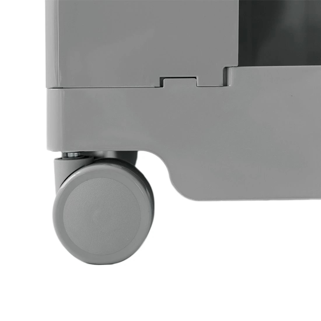 3 ArtissIn Storage Trolley Bedside Table 5 Tier Cart Boby Replica - Grey, 3 of 9