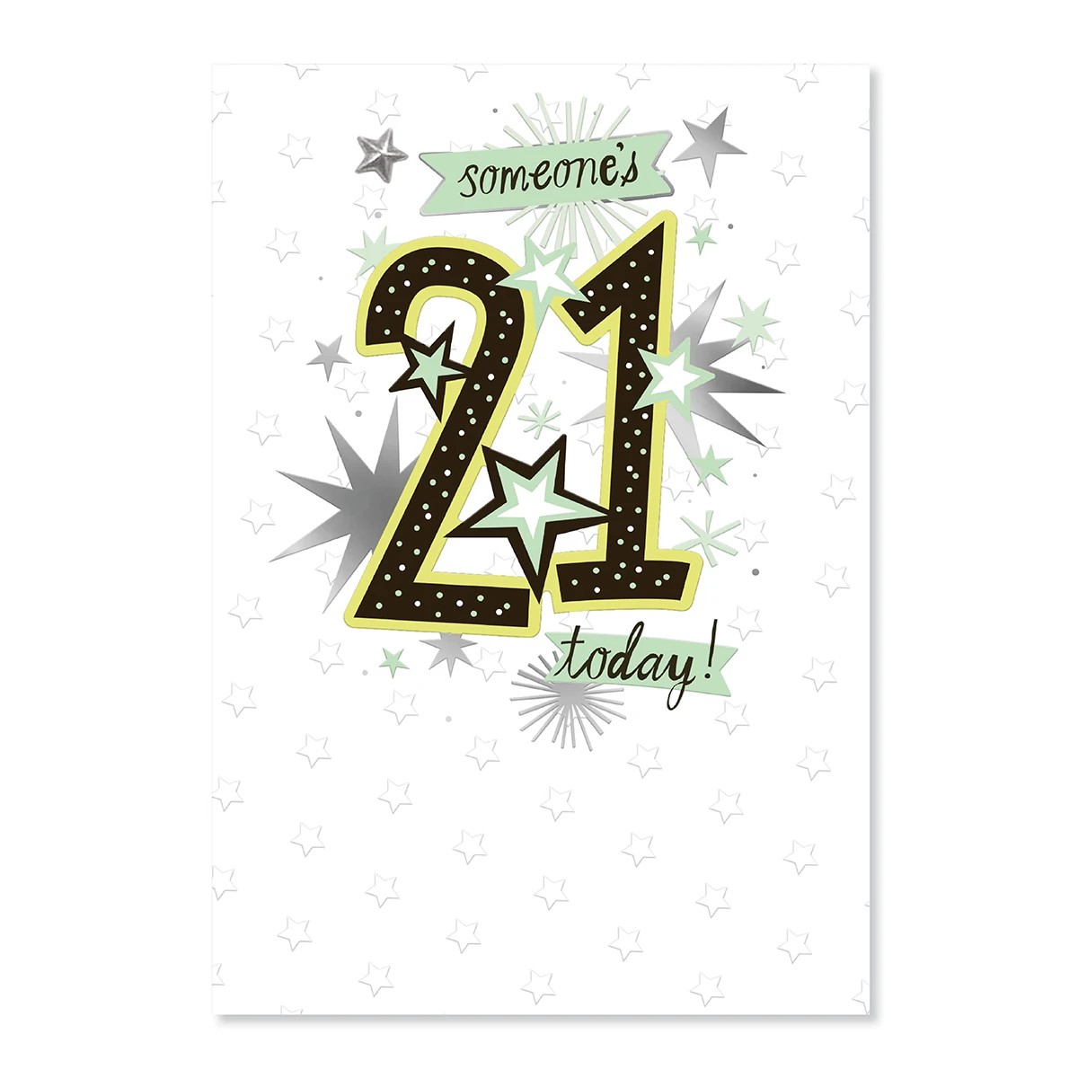 3 Connections from Hallmark 21st Birthday Card - Someone's 21 Today!, 3 of 3