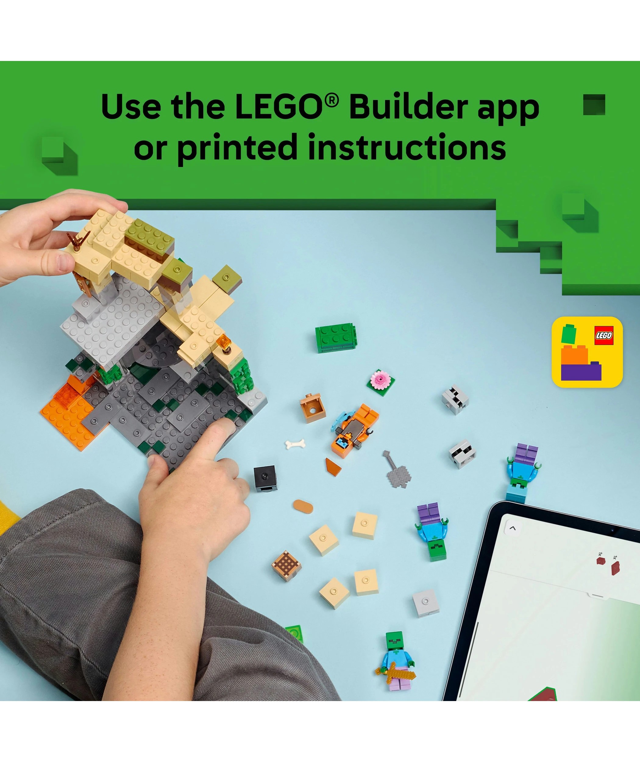 7 LEGO Minecraft Zombie Dungeon 21587, 7 of 10