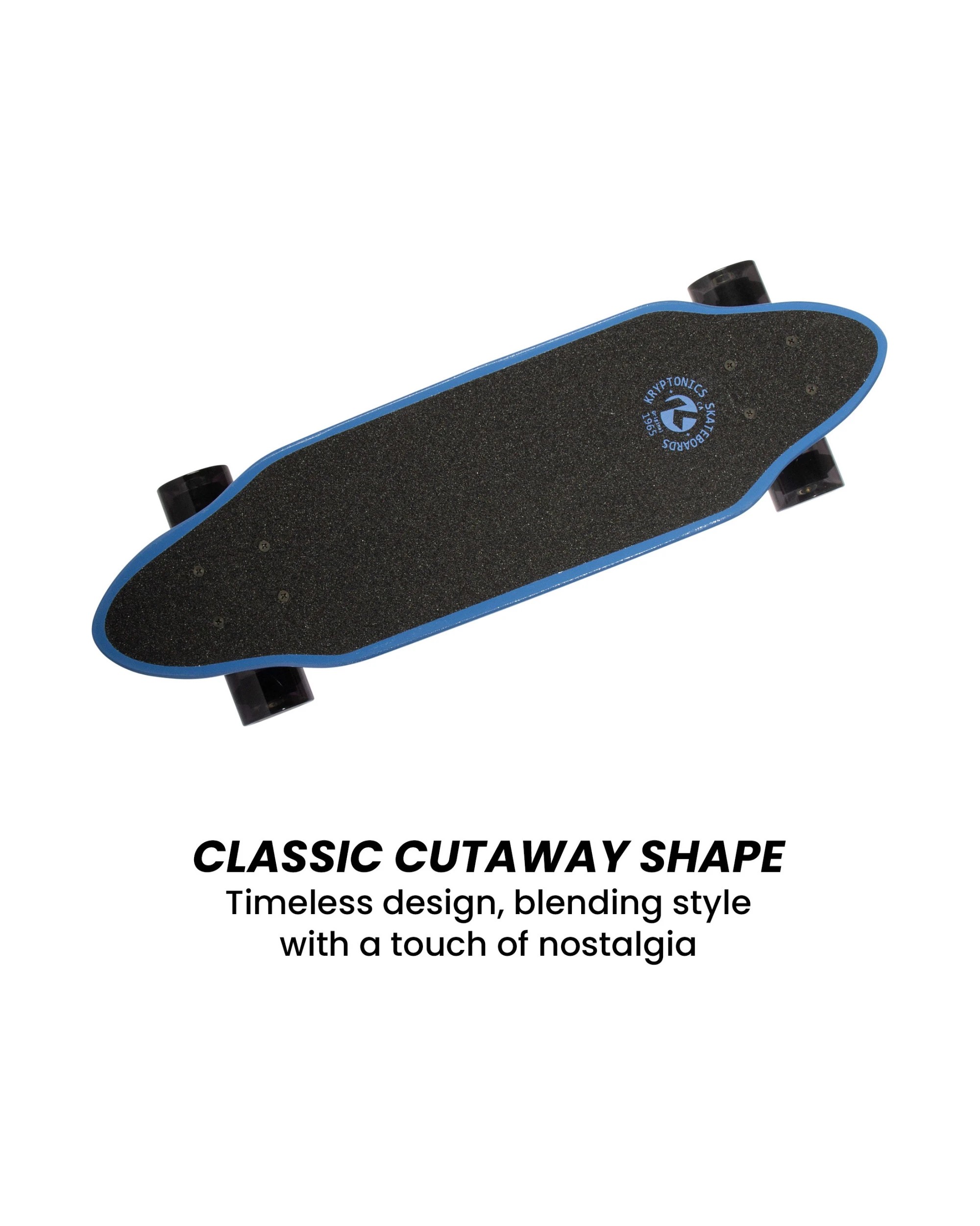 7 Kryptonics 26-inch Skateboard Mini Cutaway Cruiser Board - 89 IS Fine, 7 of 9