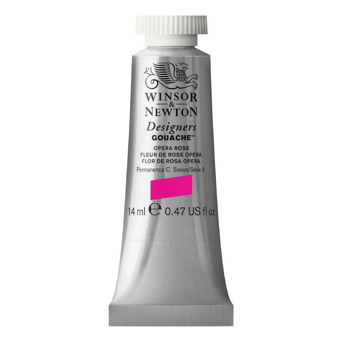 1 Winsor & Newton Designers Gouache 14mL Opera Rose S2, 1 of 1
