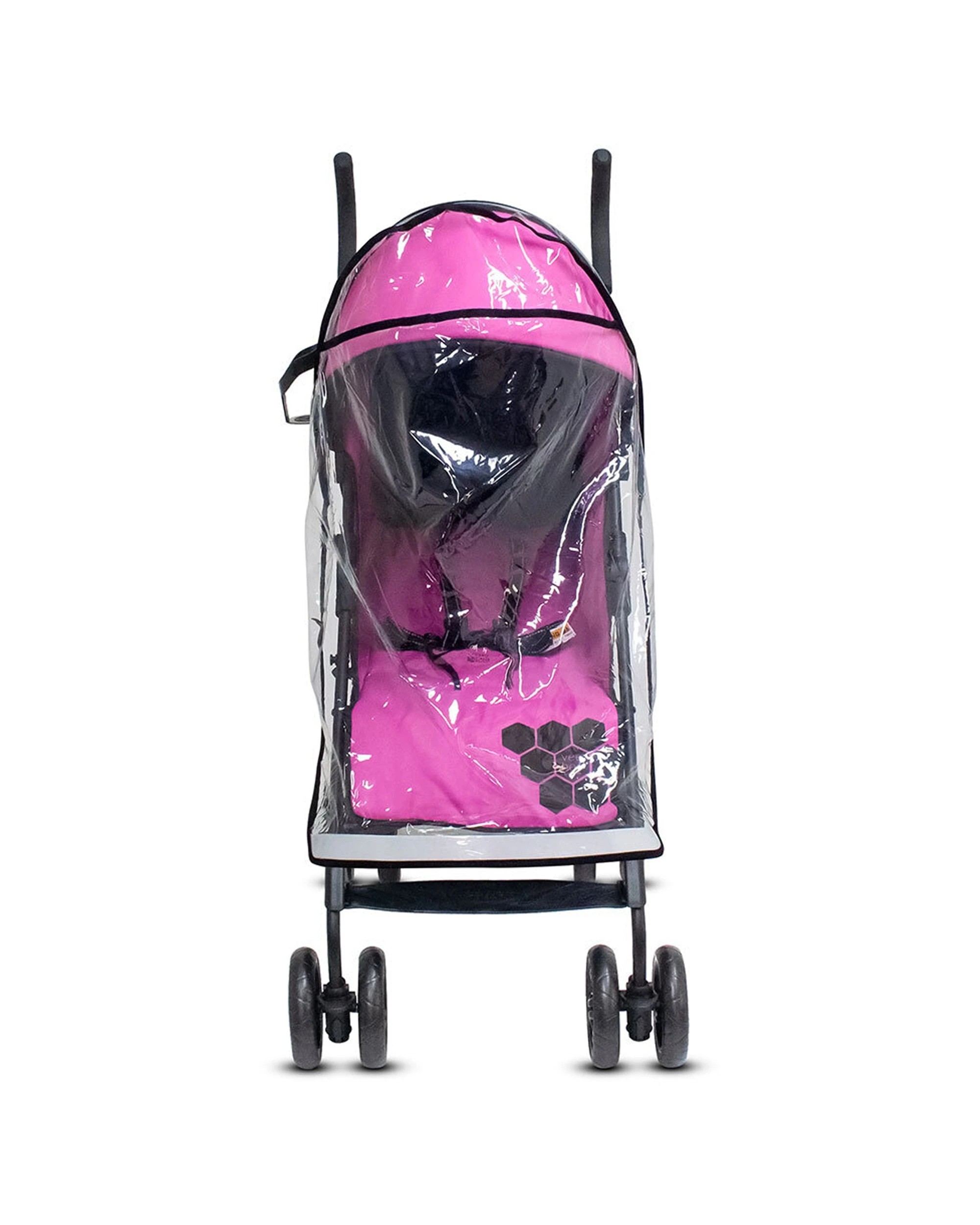 4 Vee Bee Buz 108cm Reclining Stroller Pram Newborn With Storm Cover - Clear, 4 of 7