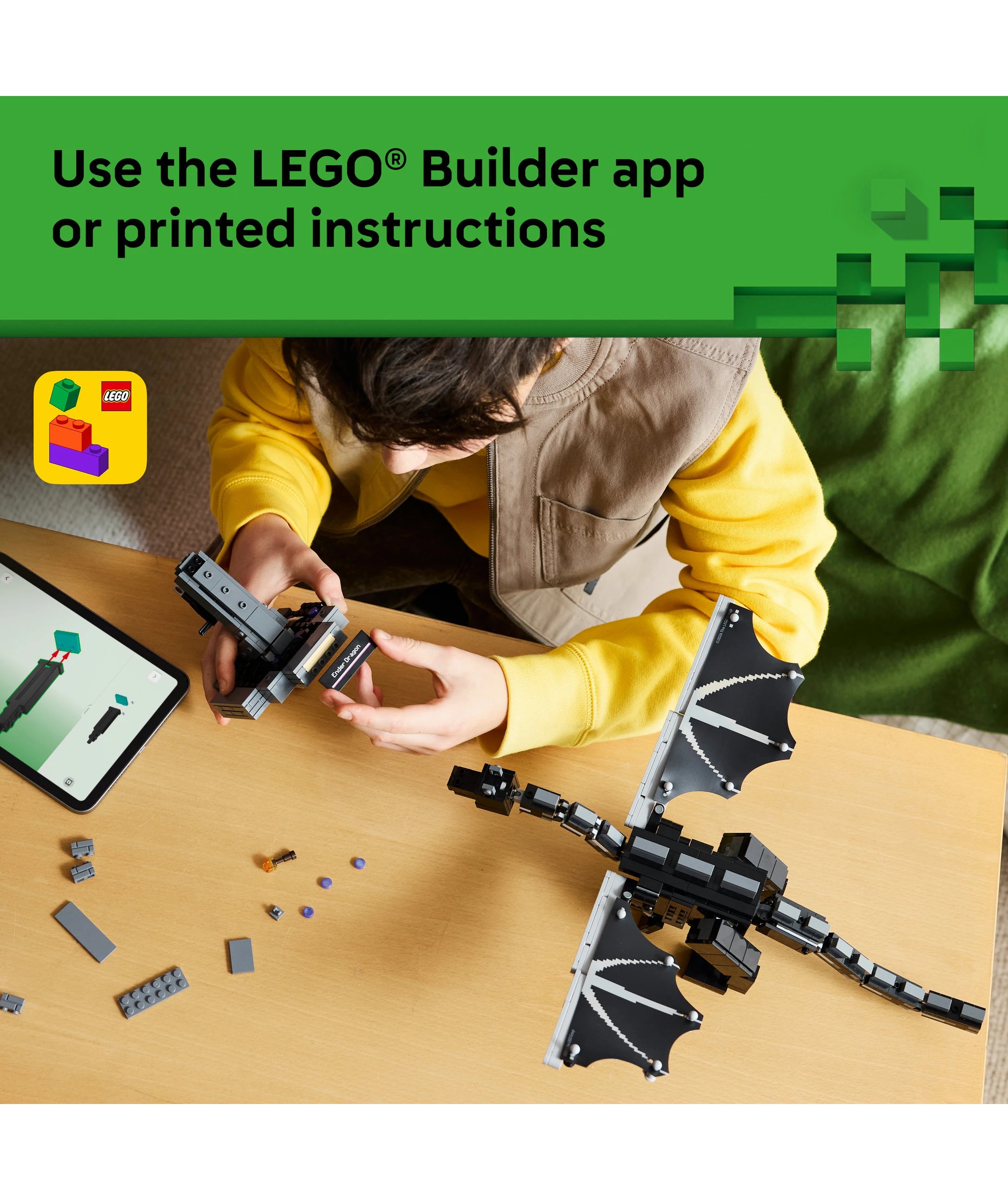 7 LEGO Minecraft The Ender Dragon 21595, 7 of 10