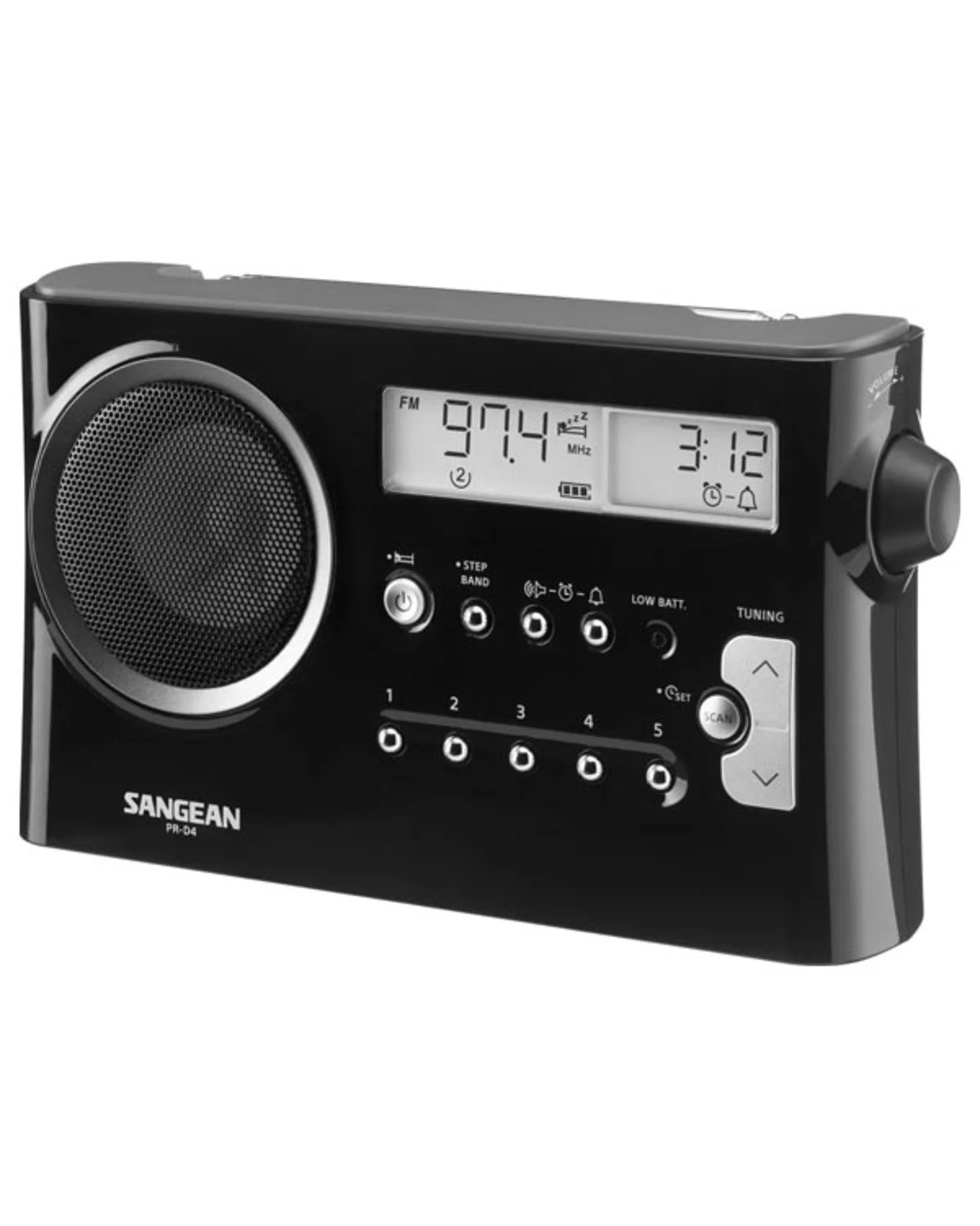2 Sangean PR-D4 FM/AM Portable Radio - Black, 2 of 2