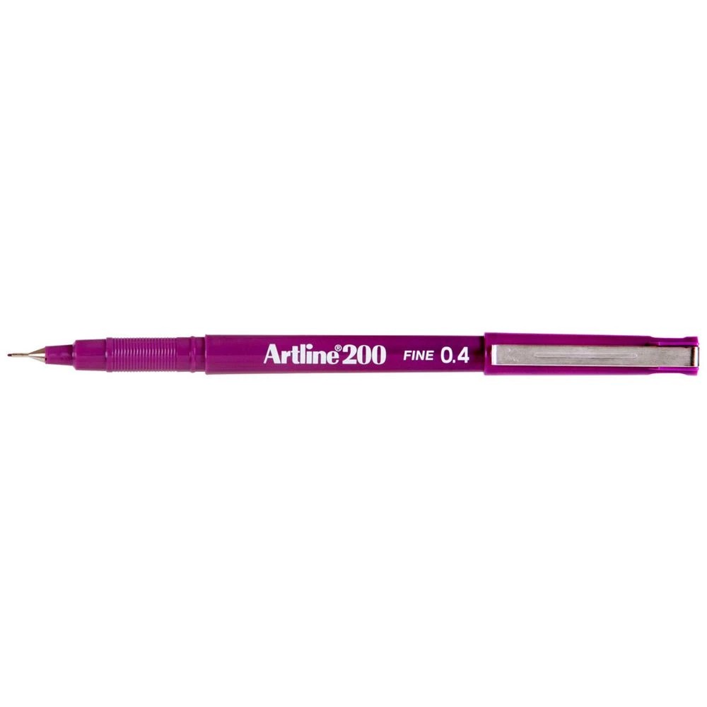 1 Artline 200 Fineliner Pen Magenta, 1 of 2