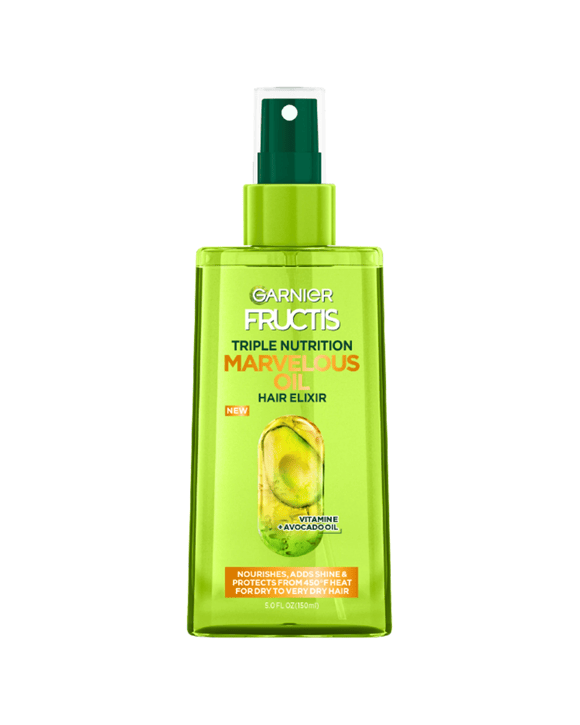 Garnier Fructis Triple Nutrition Marvelous Oil Hair Elixir 150ml - Avocado, Olive and Almond Oils