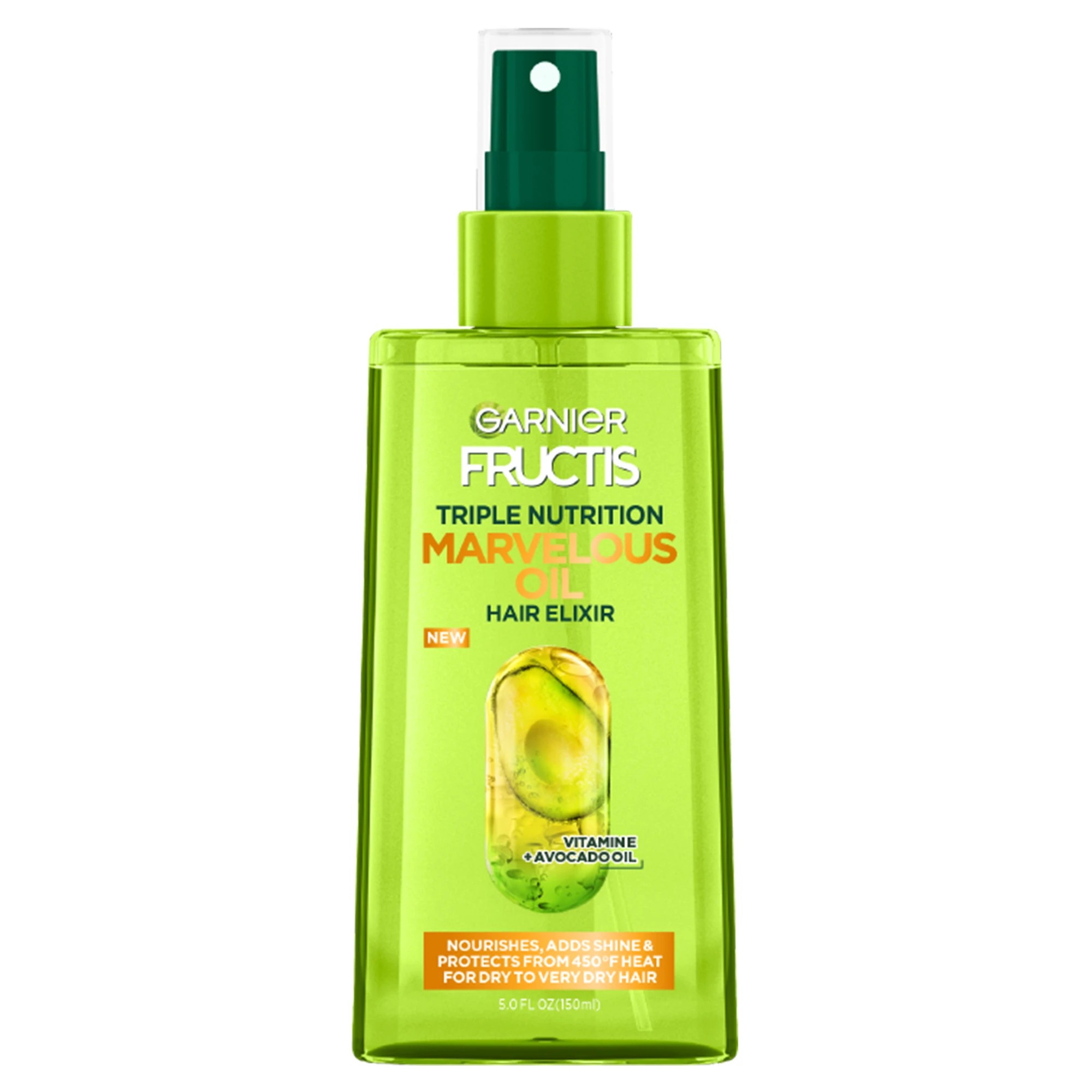 1 Garnier Fructis Triple Nutrition Marvelous Oil Hair Elixir 150ml - Avocado, Olive and Almond Oils, 1 of 5