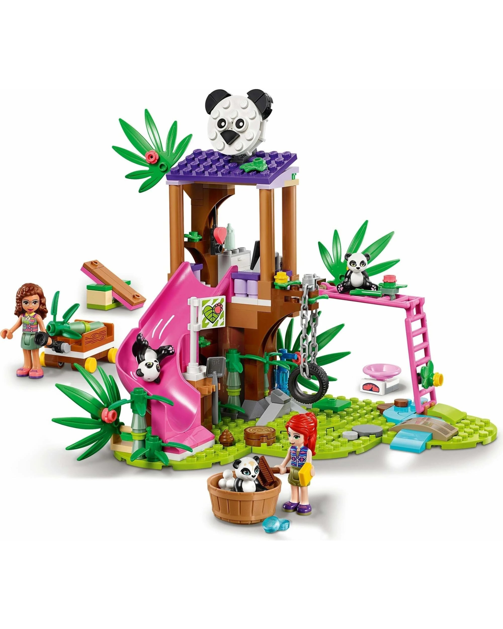 4 LEGO 41422 Panda Jungle Tree House Rescue Playset, 4 of 5