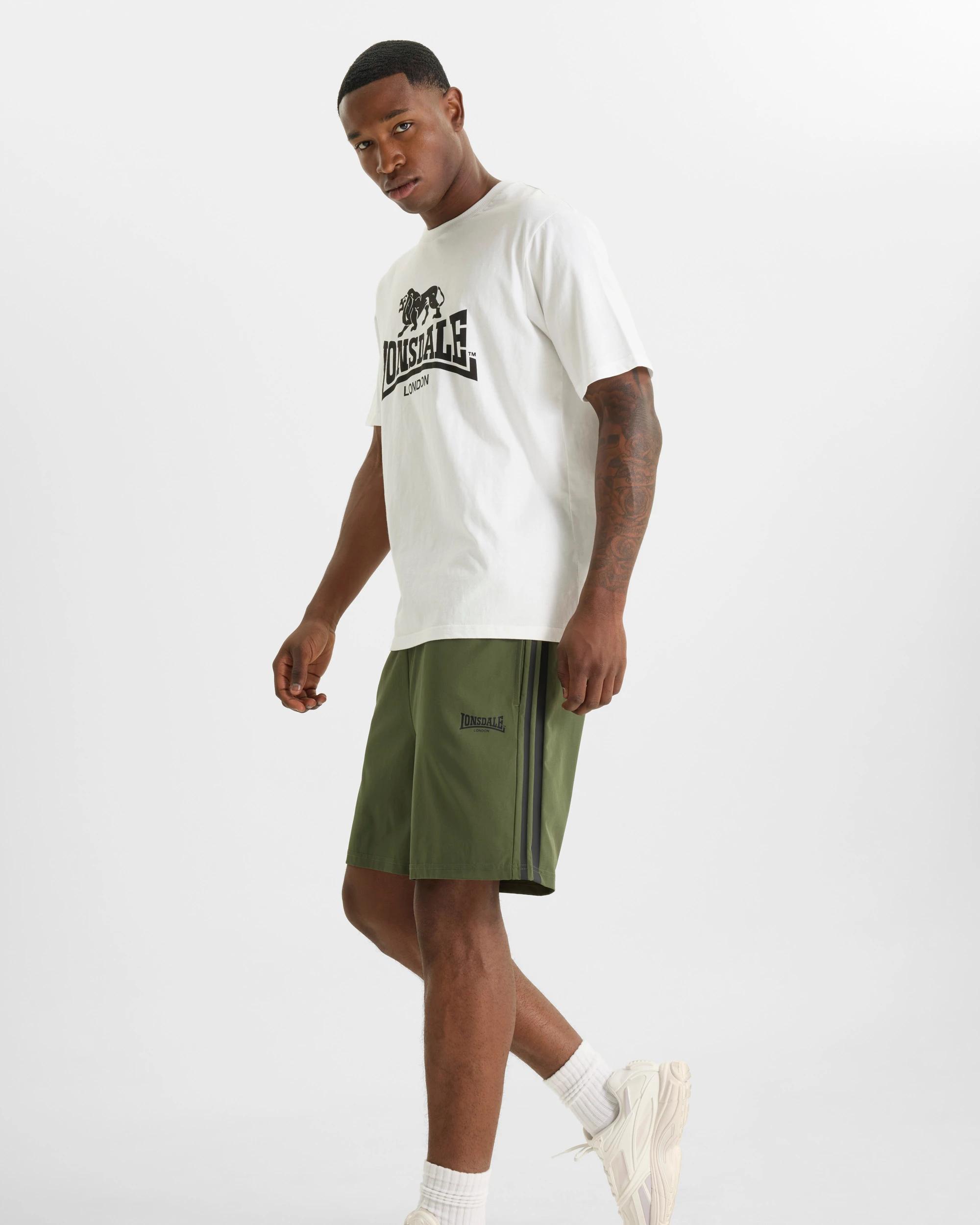 1 Lonsdale London Active Tech Shorts OLIVE, 1 of 6