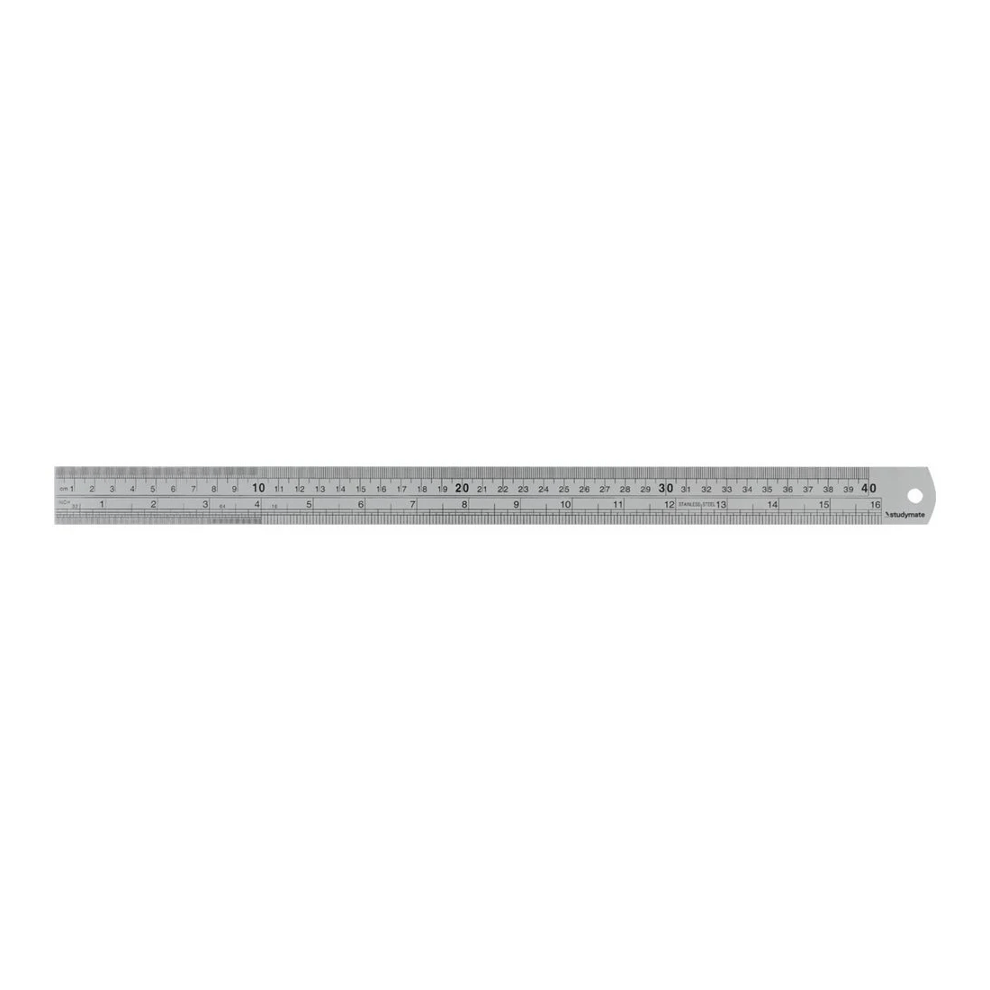 Studymate Stainless Steel Ruler 40cm - Kmart
