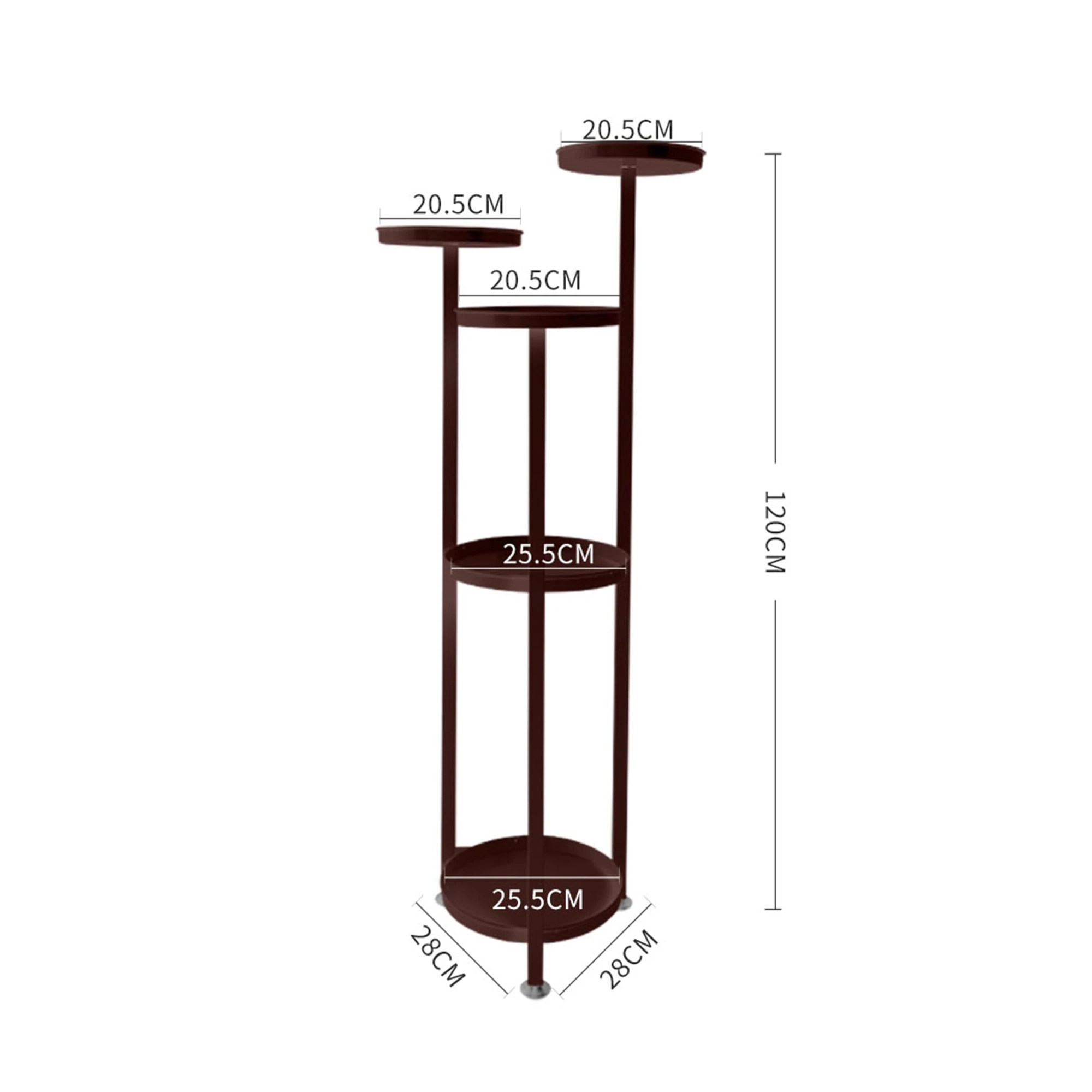 3 Levede L Size Metal Plant Stand Planter Shelf - Bronze, 3 of 6