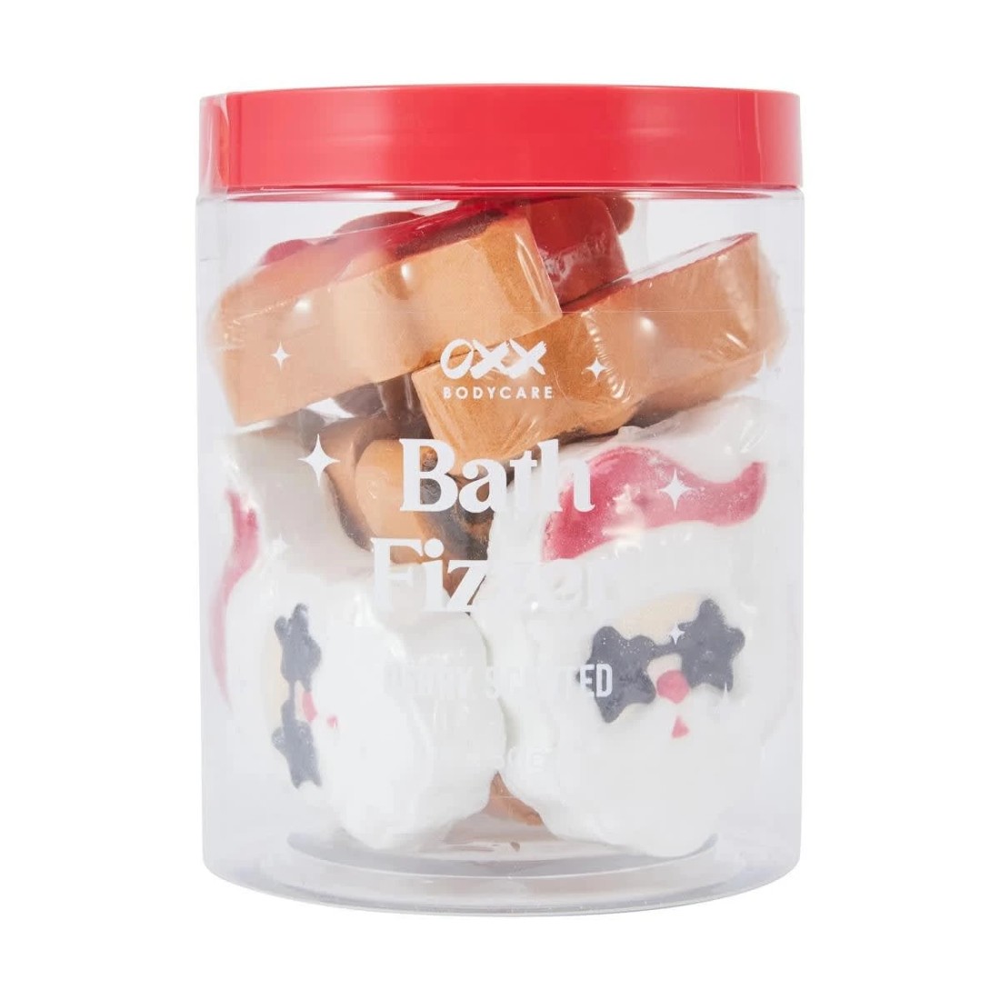 1 OXX Bodycare 9 Piece Bath Fizzers - Santa & Reindeer, 1 of 5