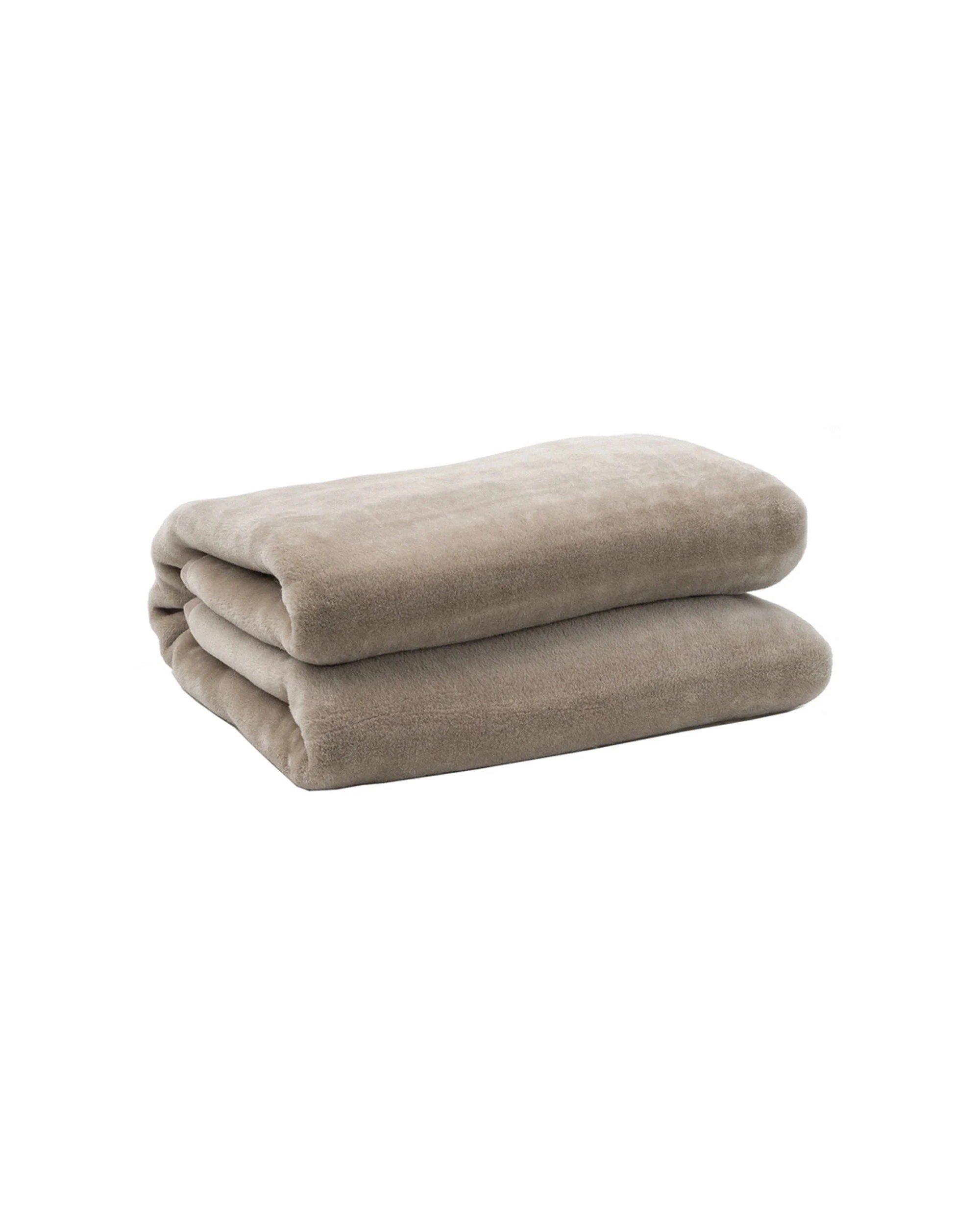 1 Jason 210x220cm Queen Bed Faux Mink Blanket Velvety Soft Plush 500gsm Linen
 - Natural, 1 of 3