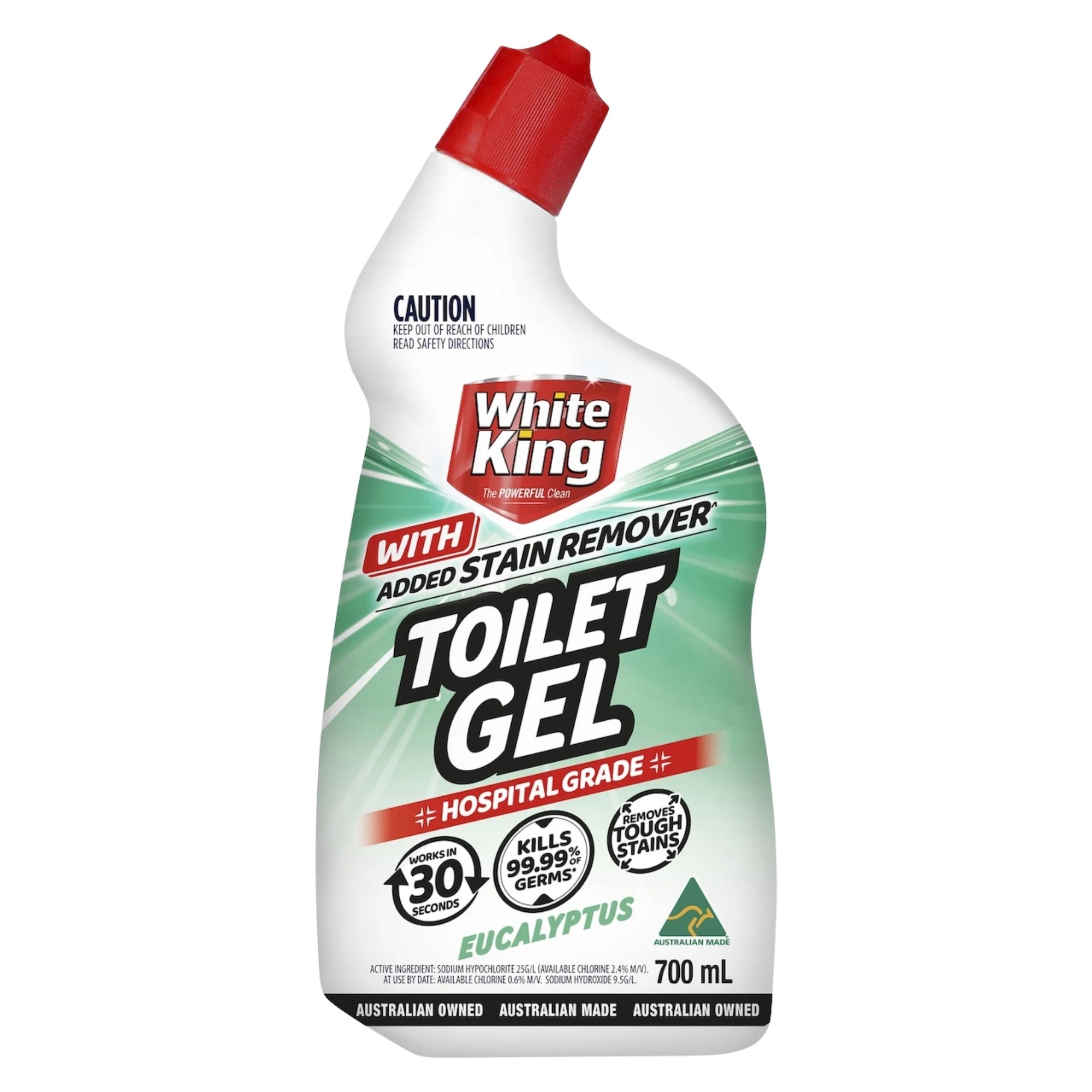 1 White King Toilet Gel Asr Eucalyptus 700m, 1 of 1