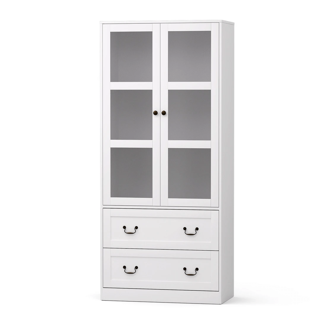 1 Artiss Buffet Sideboard 180cm Hutch Storage Cabinet Kitchen Drawer Door - White, 1 of 7