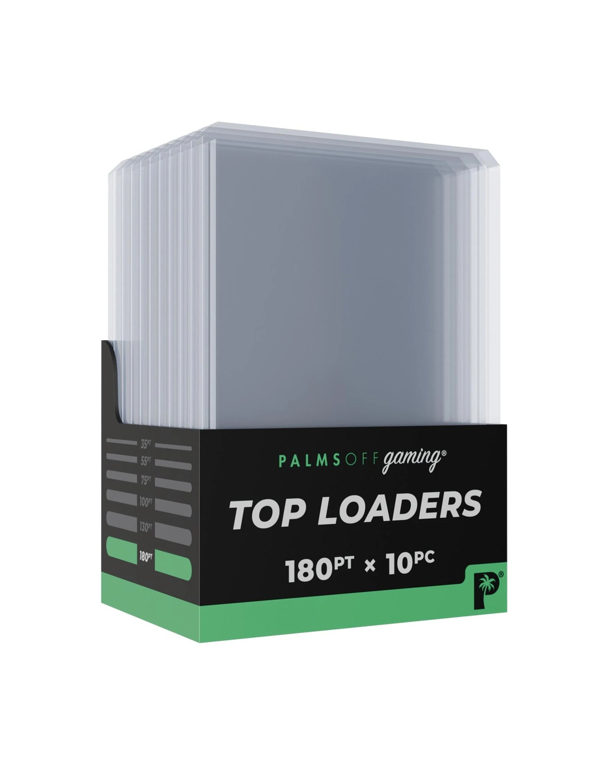 1 Palms Off Gaming 180pt Top Loaders - 10pc - Clear, 1 of 1