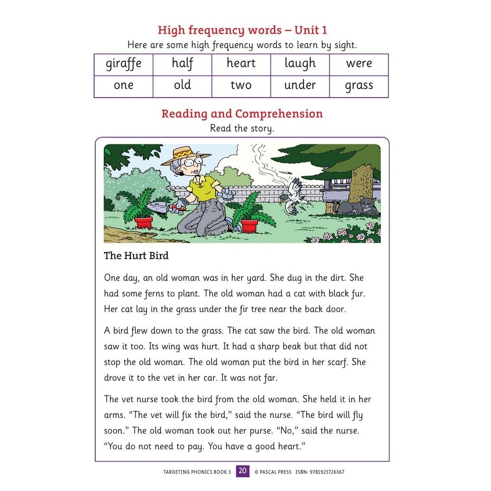 7 Targeting Phonics Book 3, 7 of 8
