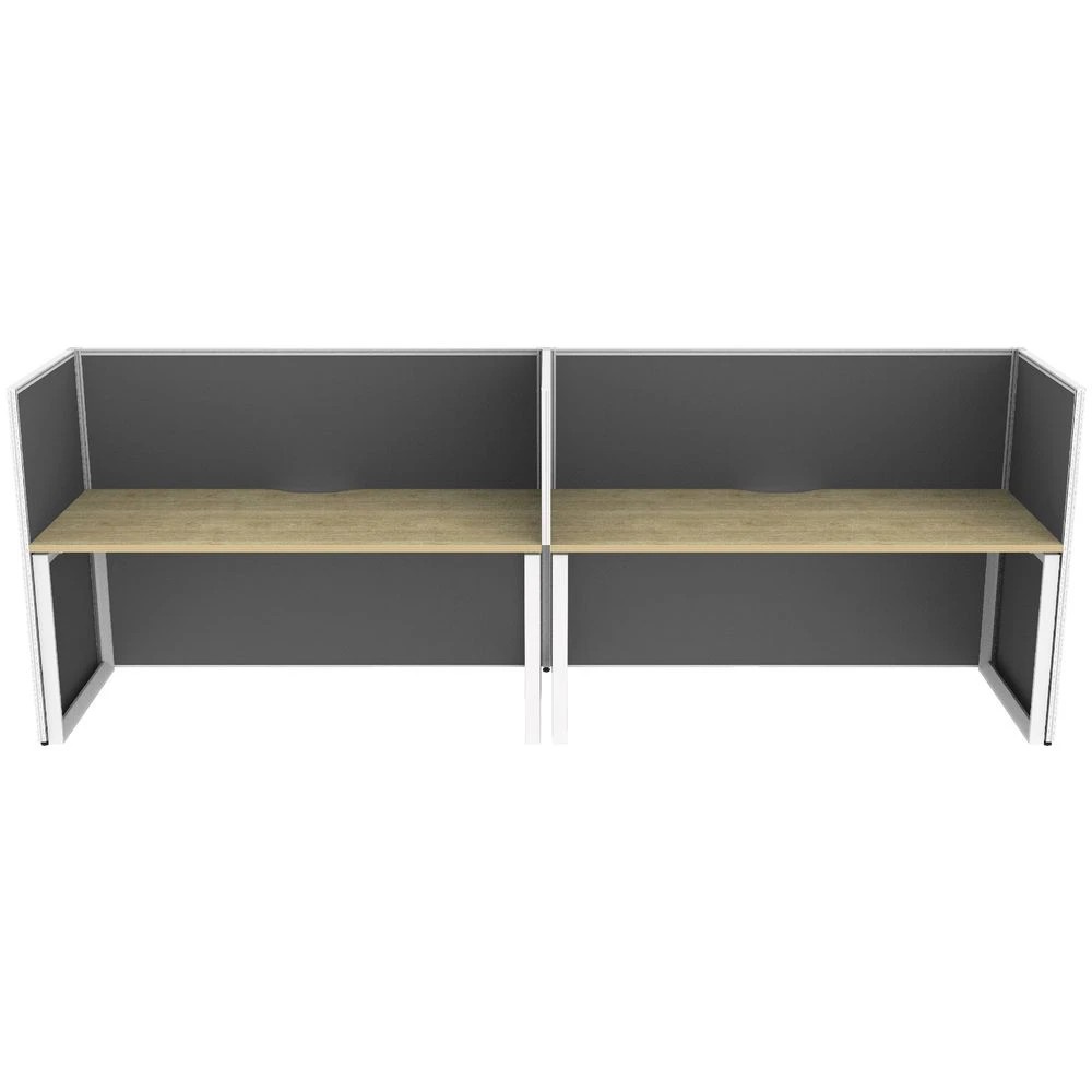 2 Stilford S2 Side by Side Desks 1800x750 with Screens Desks, Tables and Workstations, 2 of 8