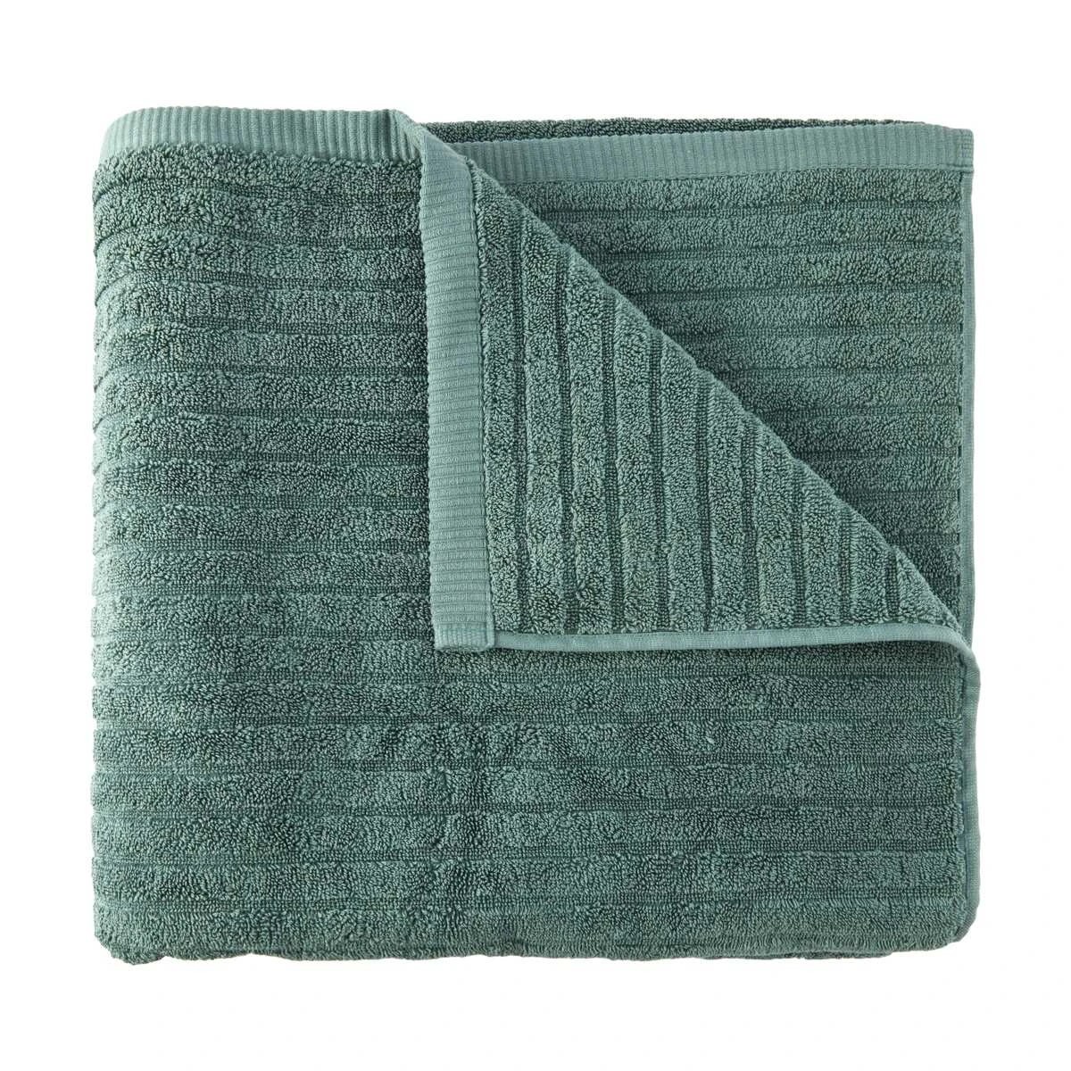 1 Cotton Bath Sheet - Teal, 1 of 4