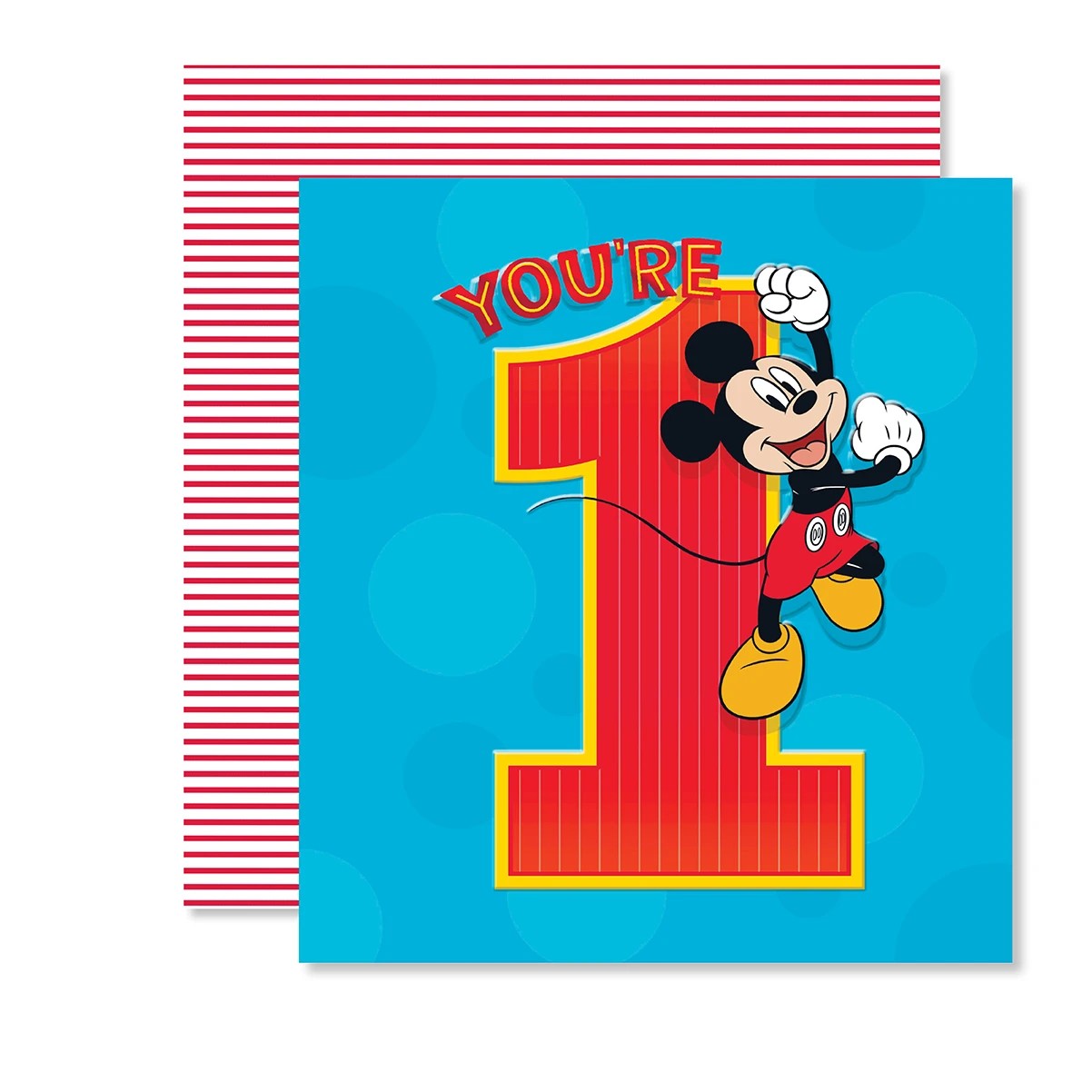 1 Hallmark 1st Birthday Card - Mickey Mouse, 1 of 3