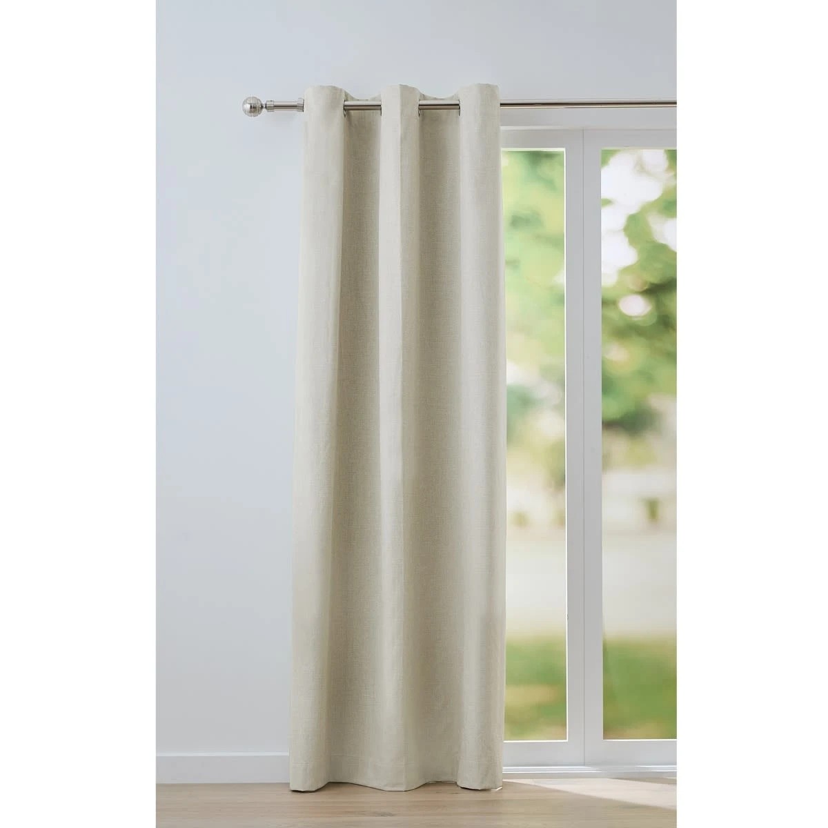 1 Monaco Blockout Curtain - Natural, 1 of 7