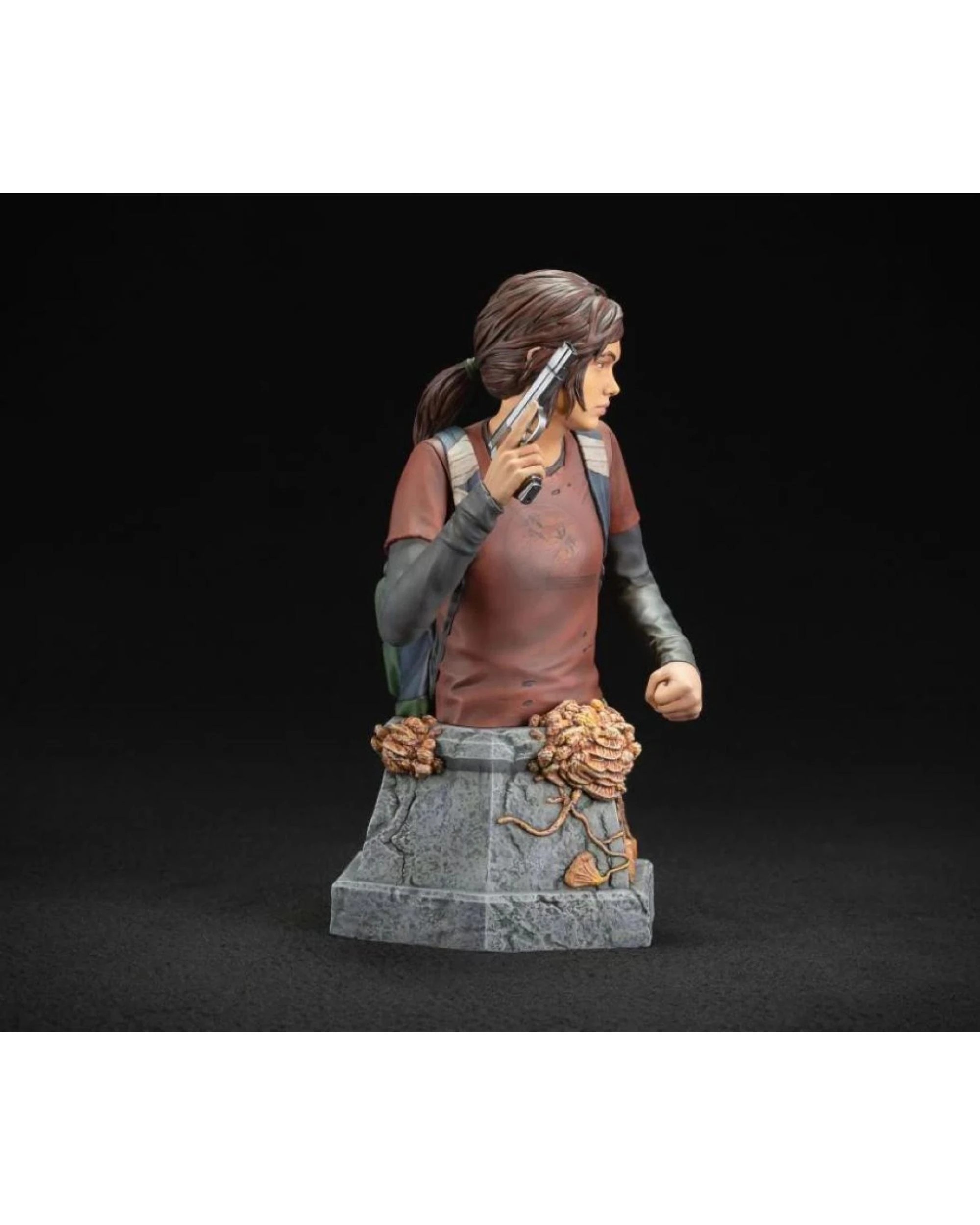 3 The Last of Us Ellie with Handgun Bust 7.5 Inch Statue, 3 of 9