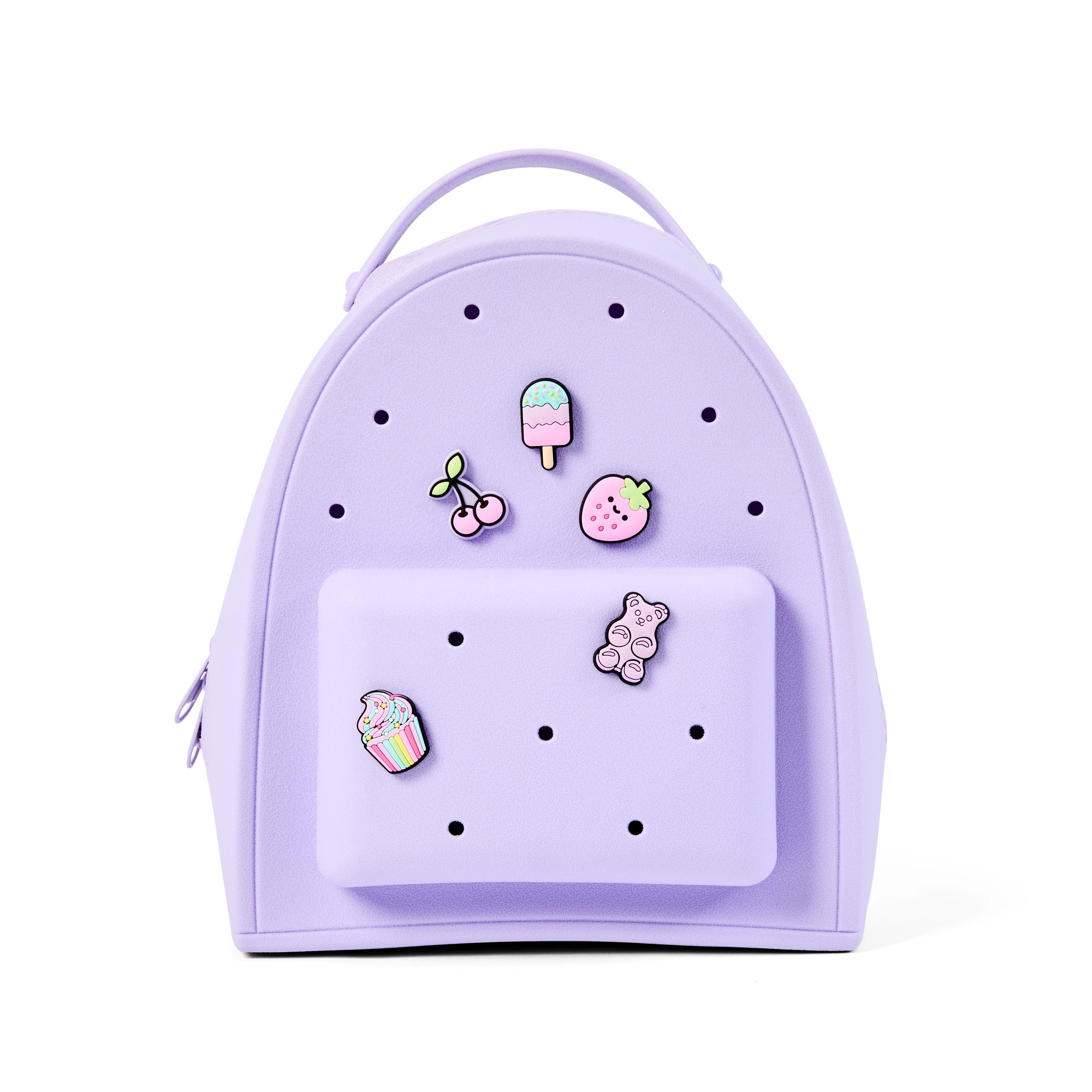 4 Mini Backpack with Charms - Purple, 4 of 10