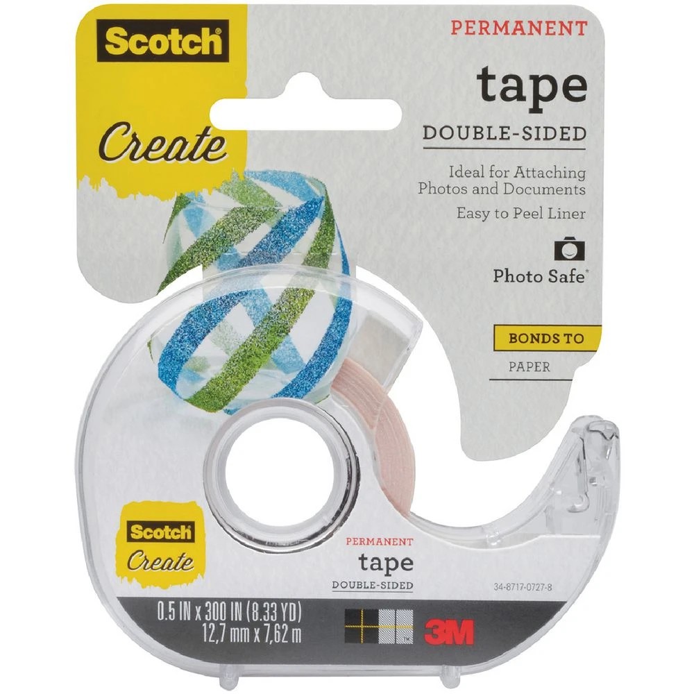 1 Scotch Double-sided Permanent Tape, 1 of 2