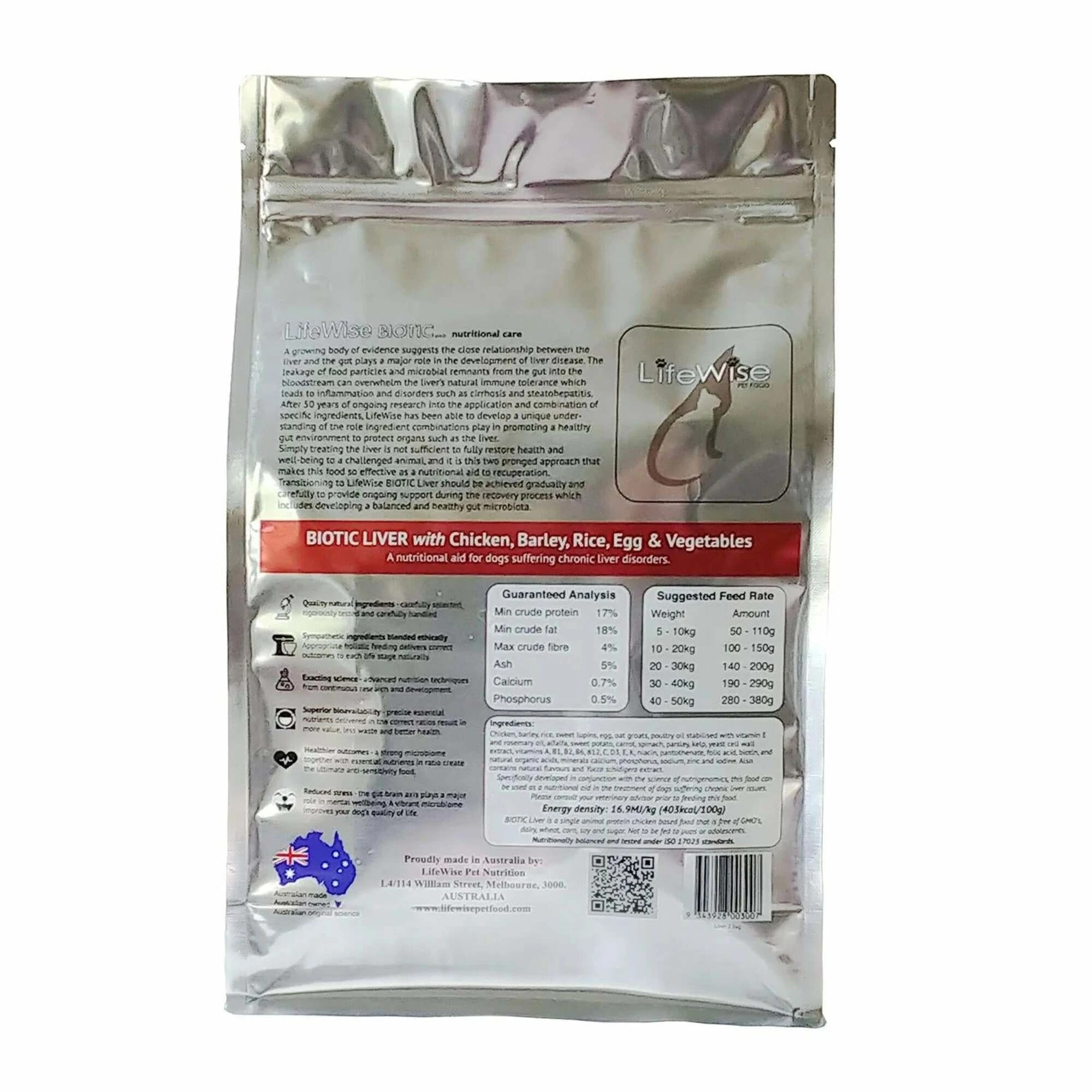 2 Lifewise Biotic Liver With Chicken Barley And Vegetable 13kg, 2 of 2