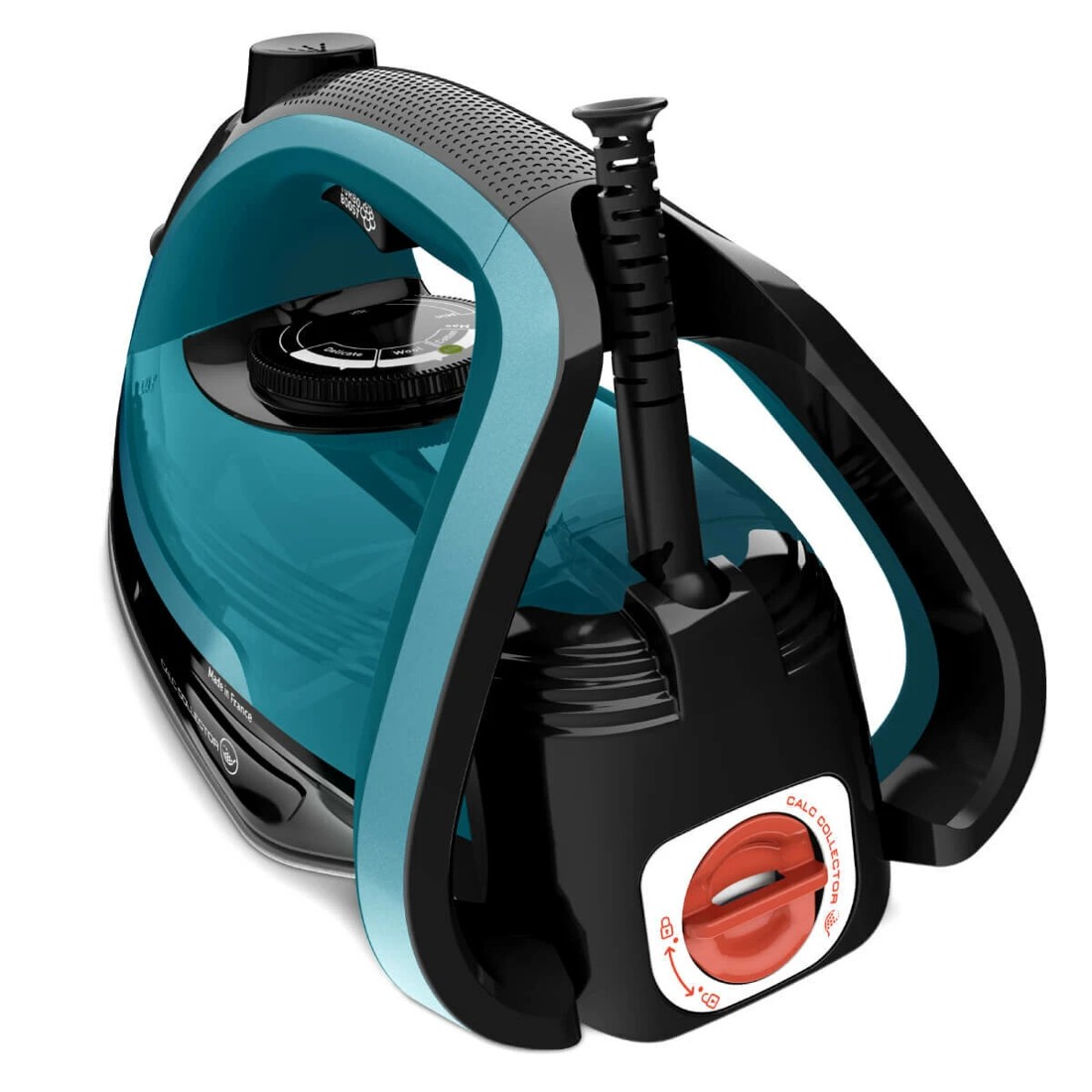 3 Tefal Ultraglide 2400W Anti-Calc Plus Iron - Black/Blue, 3 of 4