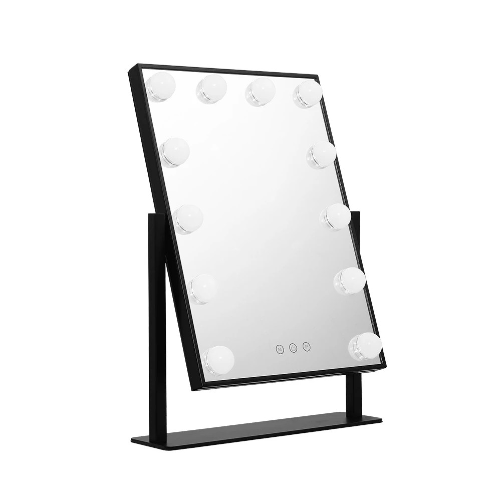 1 Embellir Makeup Mirror 30x48cm Hollywood Vanity with LED Light Rotation Tabletop - Multi, 1 of 7