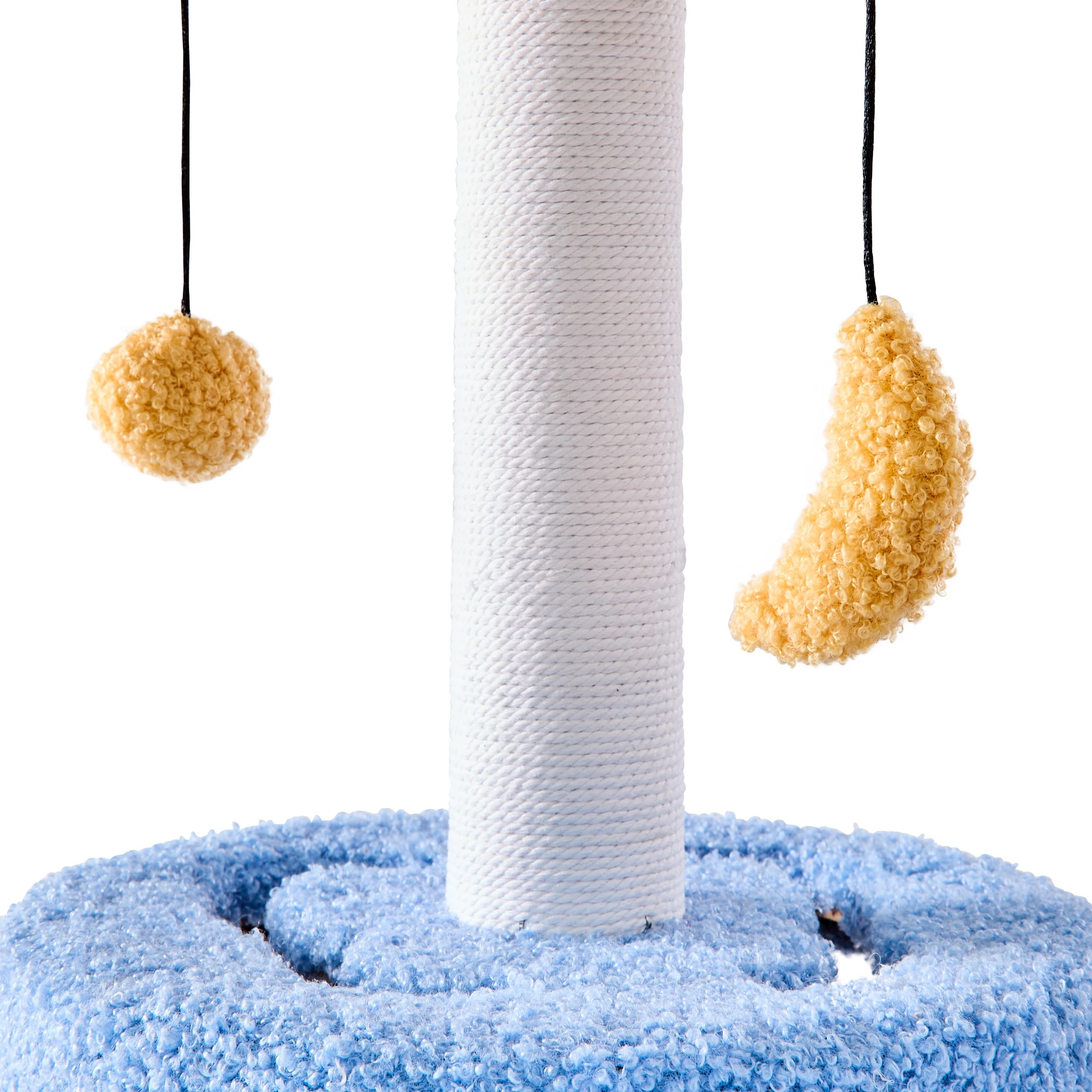 4 Novelty Cat Scratcher with Ball - Small, Assorted, 4 of 10