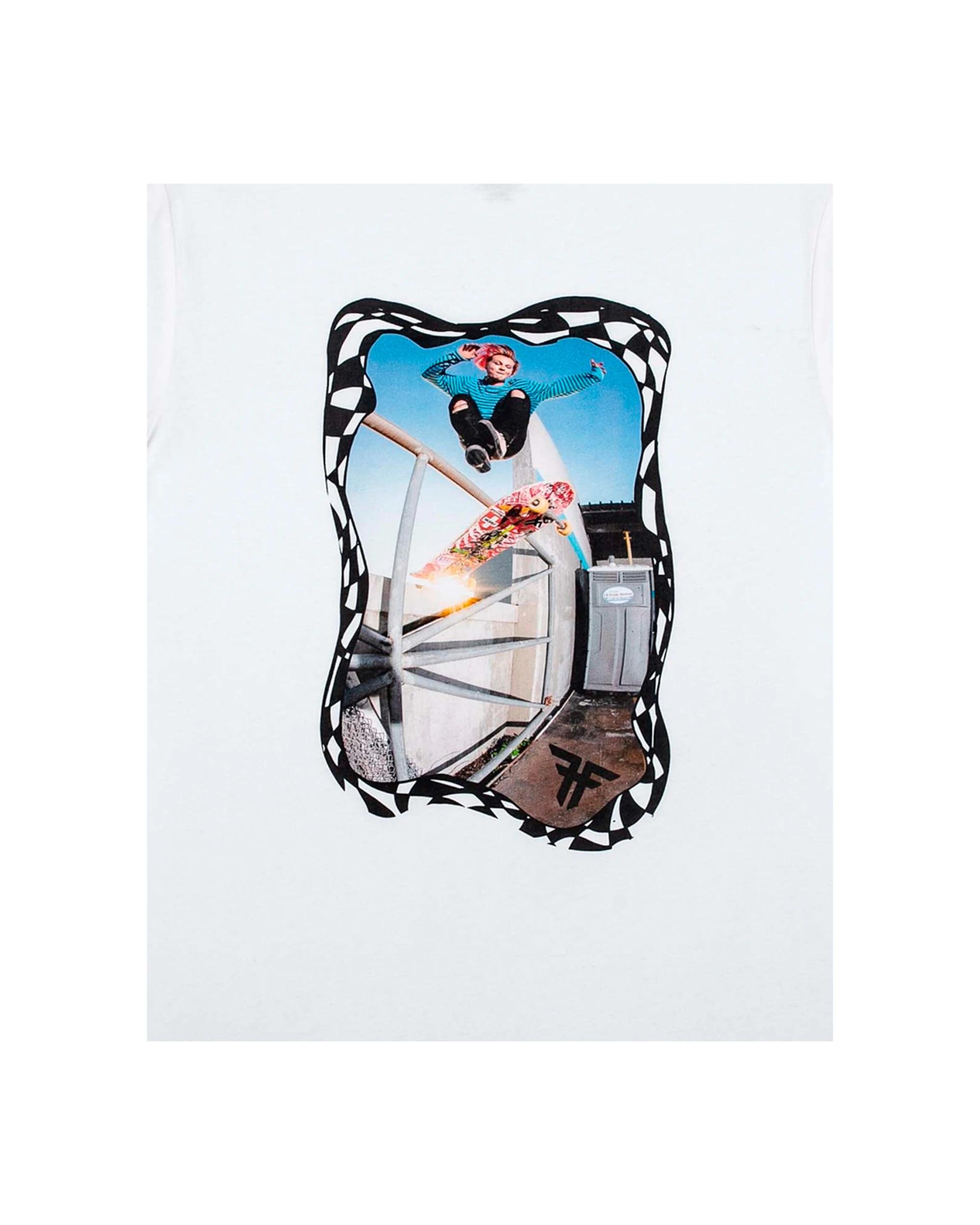 2 Fallen Footwear 100 Percent Cotton Men Vision Tee T Shirt Regular Fit WHITE, 2 of 2
