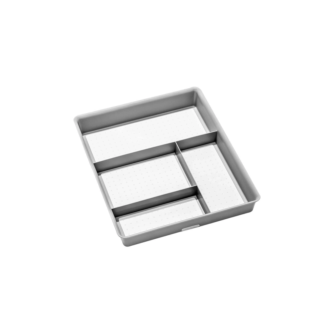 2 Madesmart Junk Drawer Organiser 36.8cm 4-compartment Non-slip With Silicone Feet
 - Grey, 2 of 3