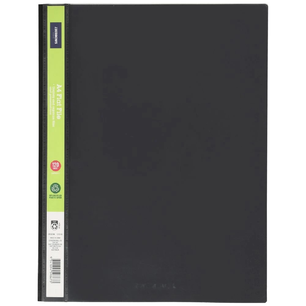 1 J.Burrows A4 Flat File Black, 1 of 3